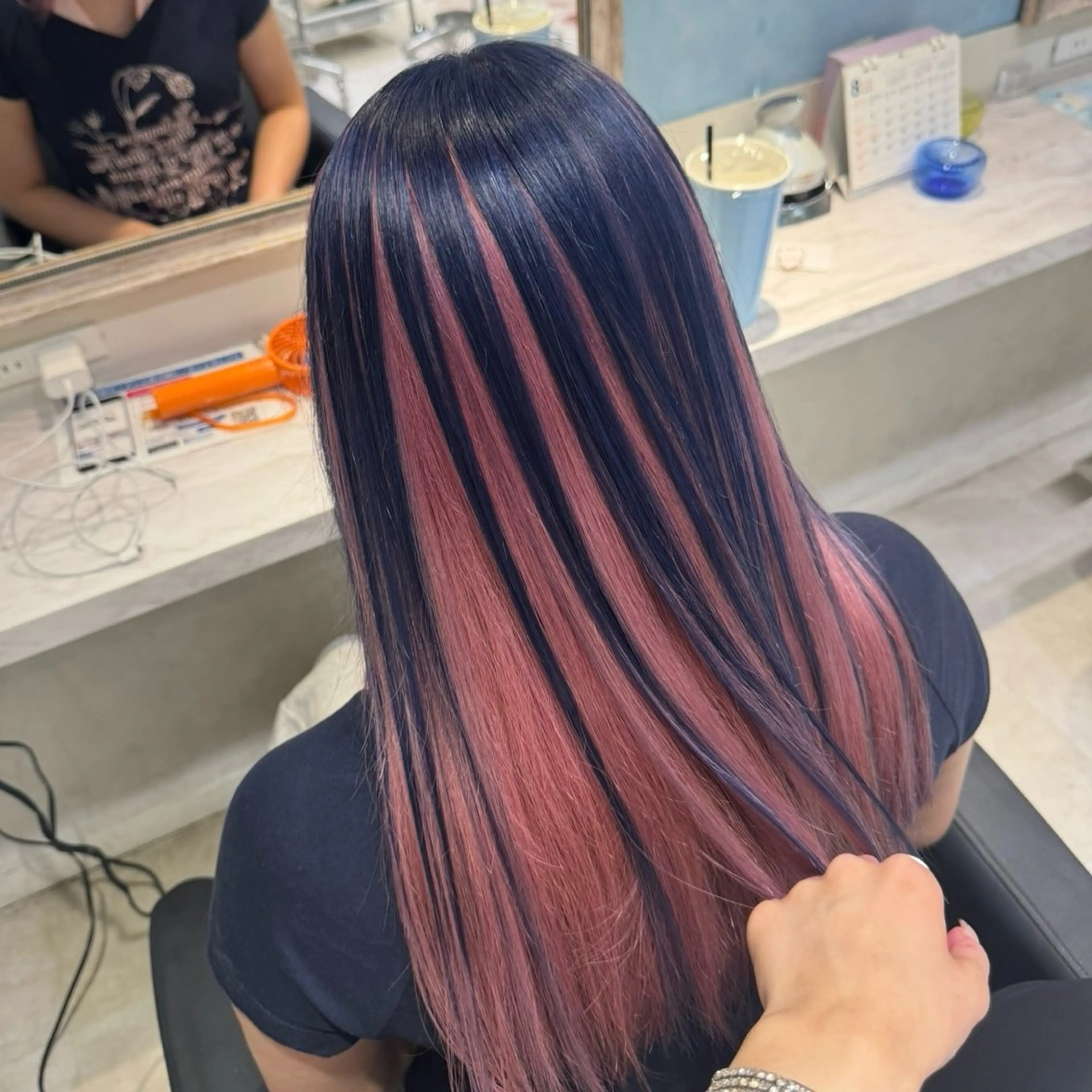 ロング カラー ヘアカラー トリートメント 🦋ブリーチカラー/ 専門Aya💖のヘアスタイル