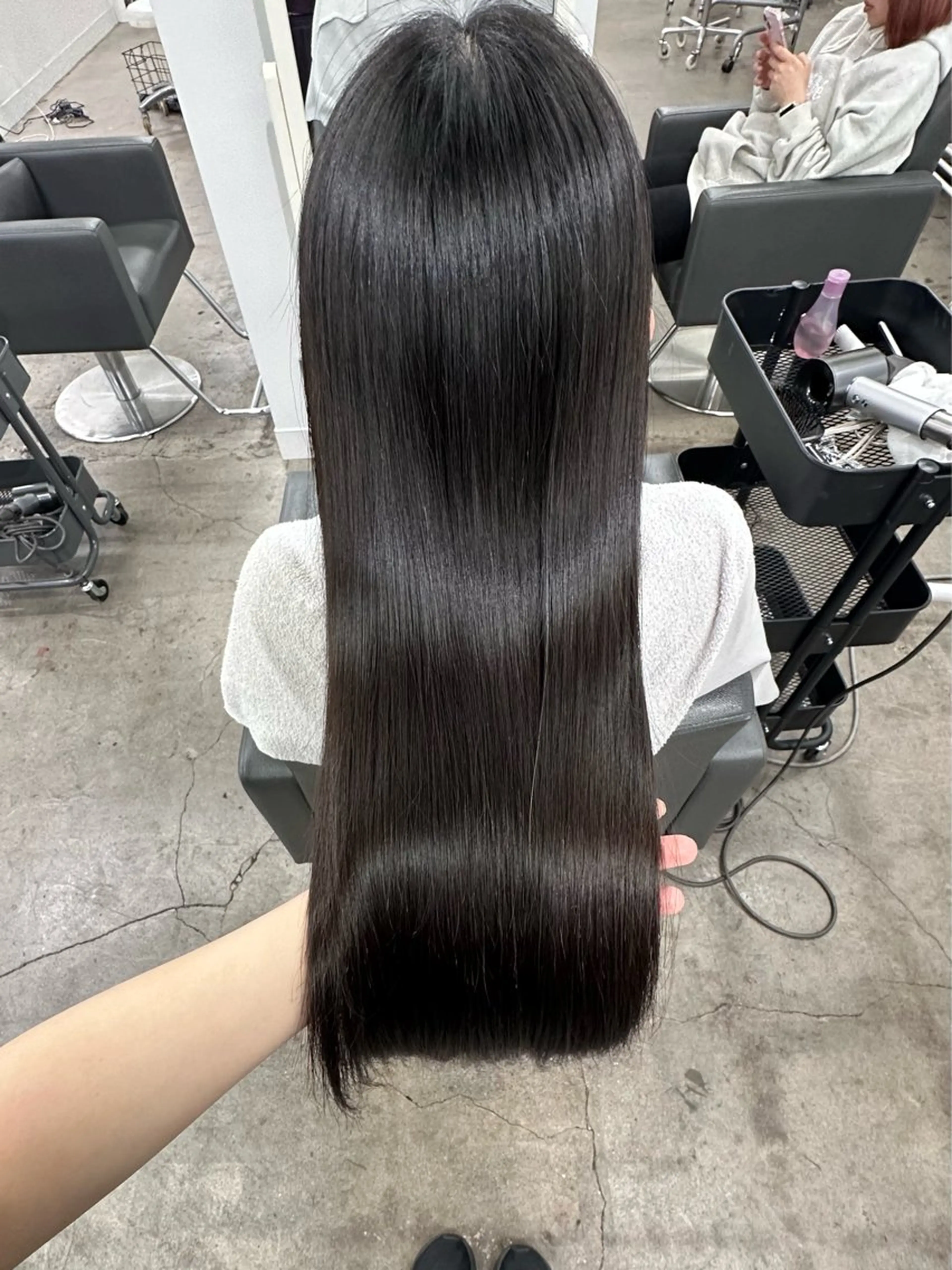 ロング 栗田 真奈のヘアスタイル
