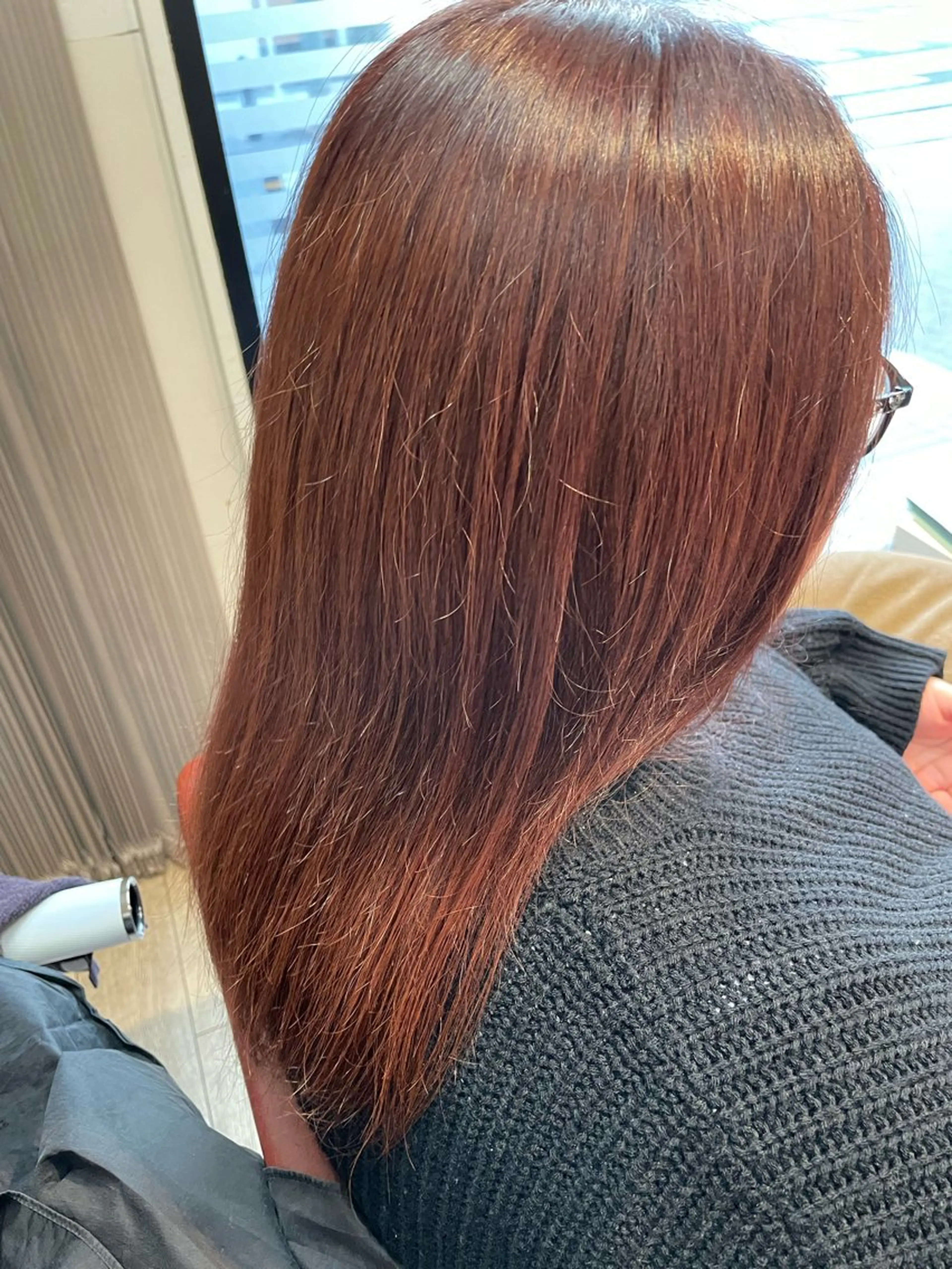 ロング カラー ブリーチ ブリーチなしカラー カット ヘアカラー トリートメント ✨横須賀髪質改善✨️ 加藤 百音のヘアスタイル
