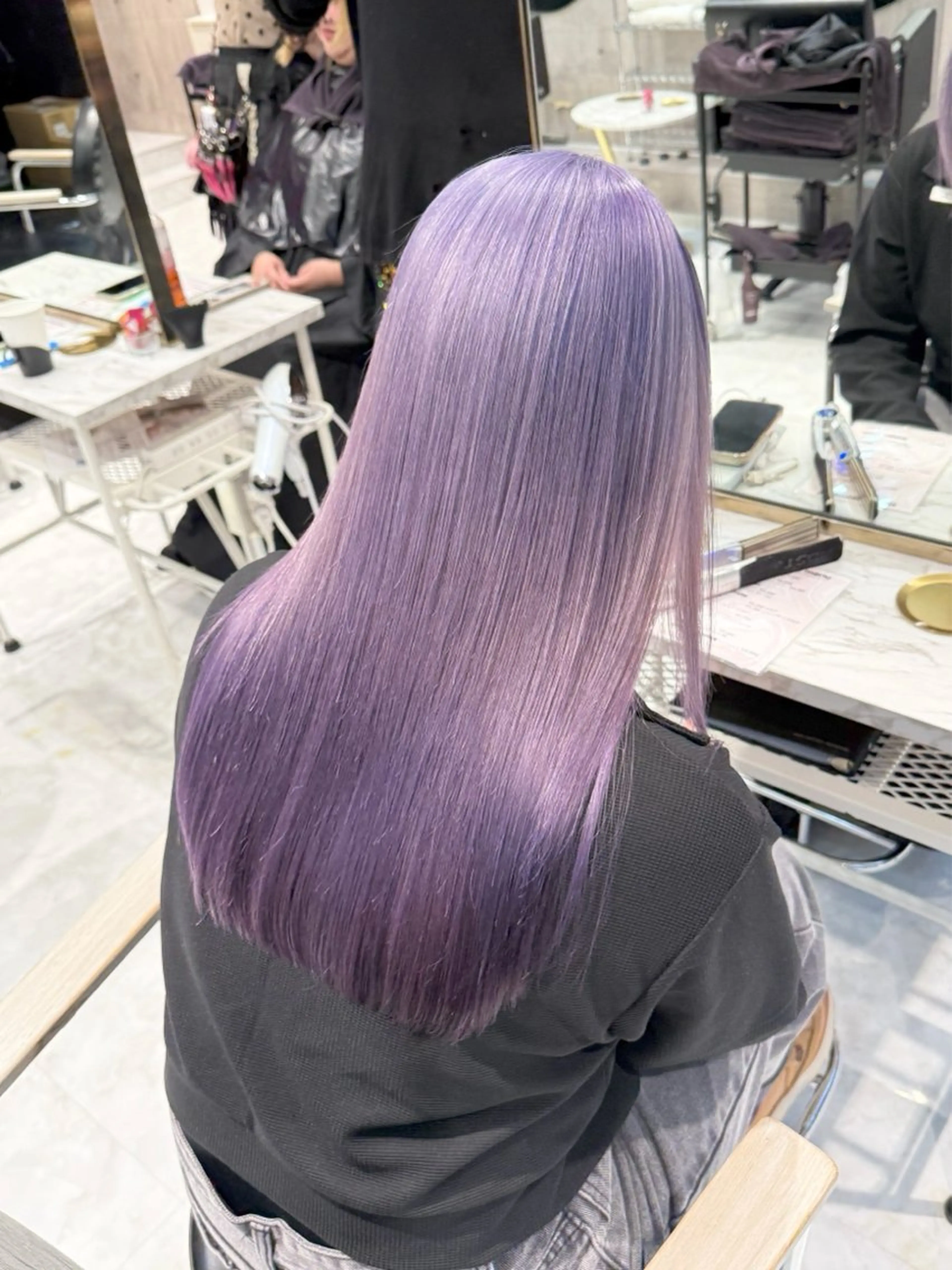 ショート カラー ブリーチ ケアブリーチ ハイトーンカラー ラベンダーカラー ラベンダーピンク ヘアカラー トリートメント 🫧ハイトーン🫧 TOPstylistのヘアスタイル
