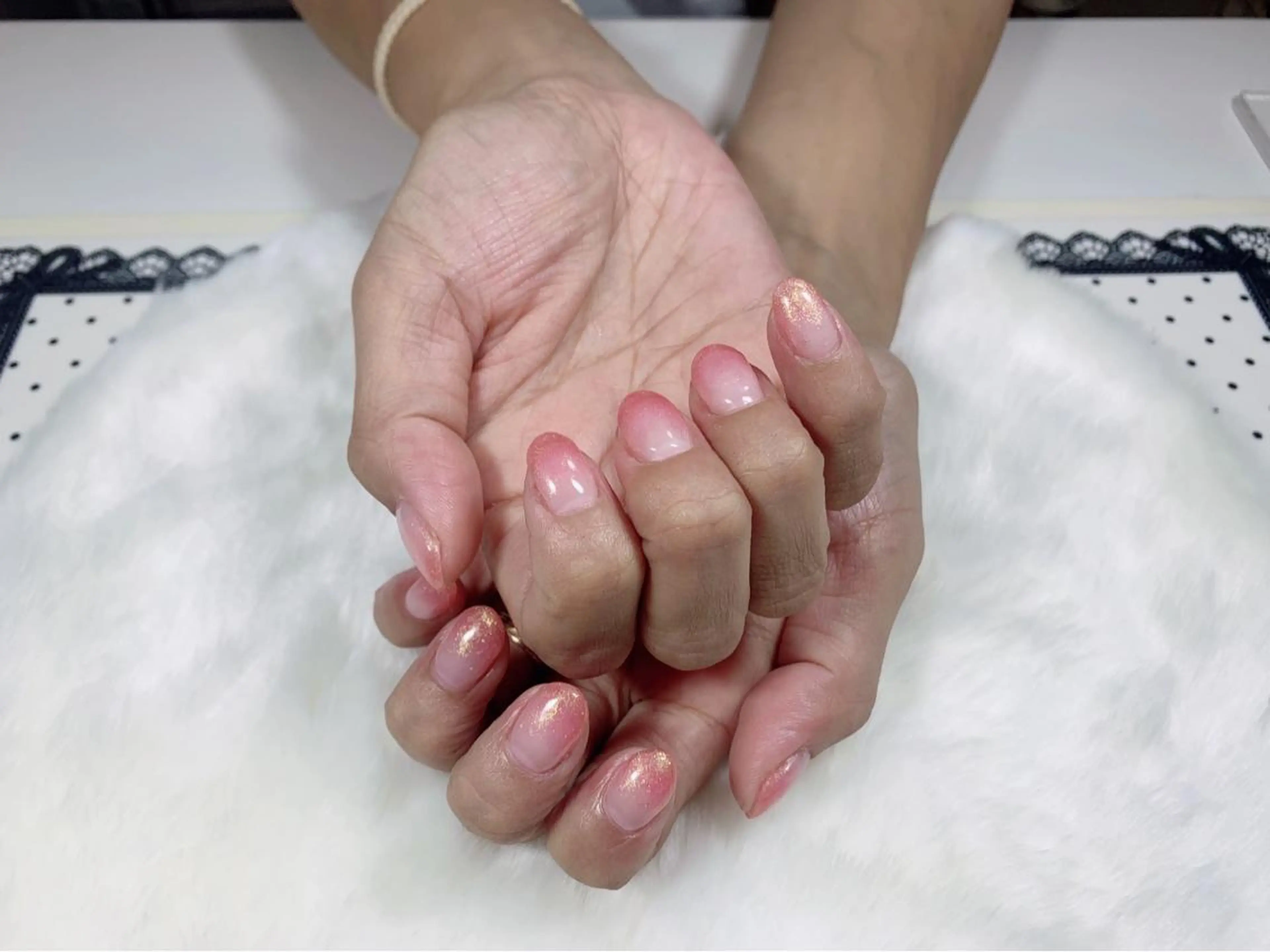 ネイル グラデーション ラメ(グリッター) ラメグラデーション salon EMANのネイルデザイン