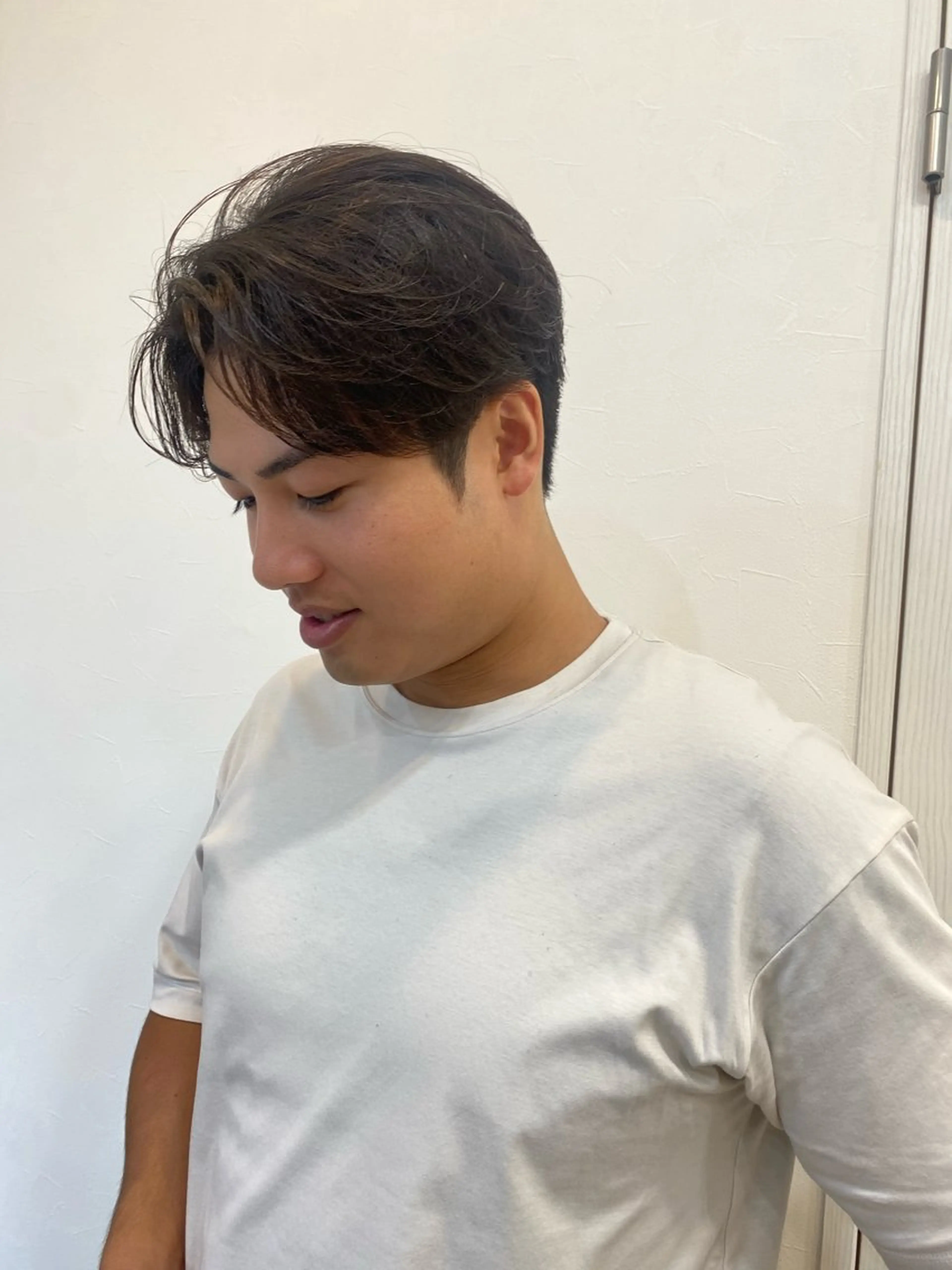 ミディアム パーマ メンズ カット パーマ トリートメント Dxxxx III所属・オシャレ女性目線の 大人メンズ❁⃘*.ﾟのヘアスタイル