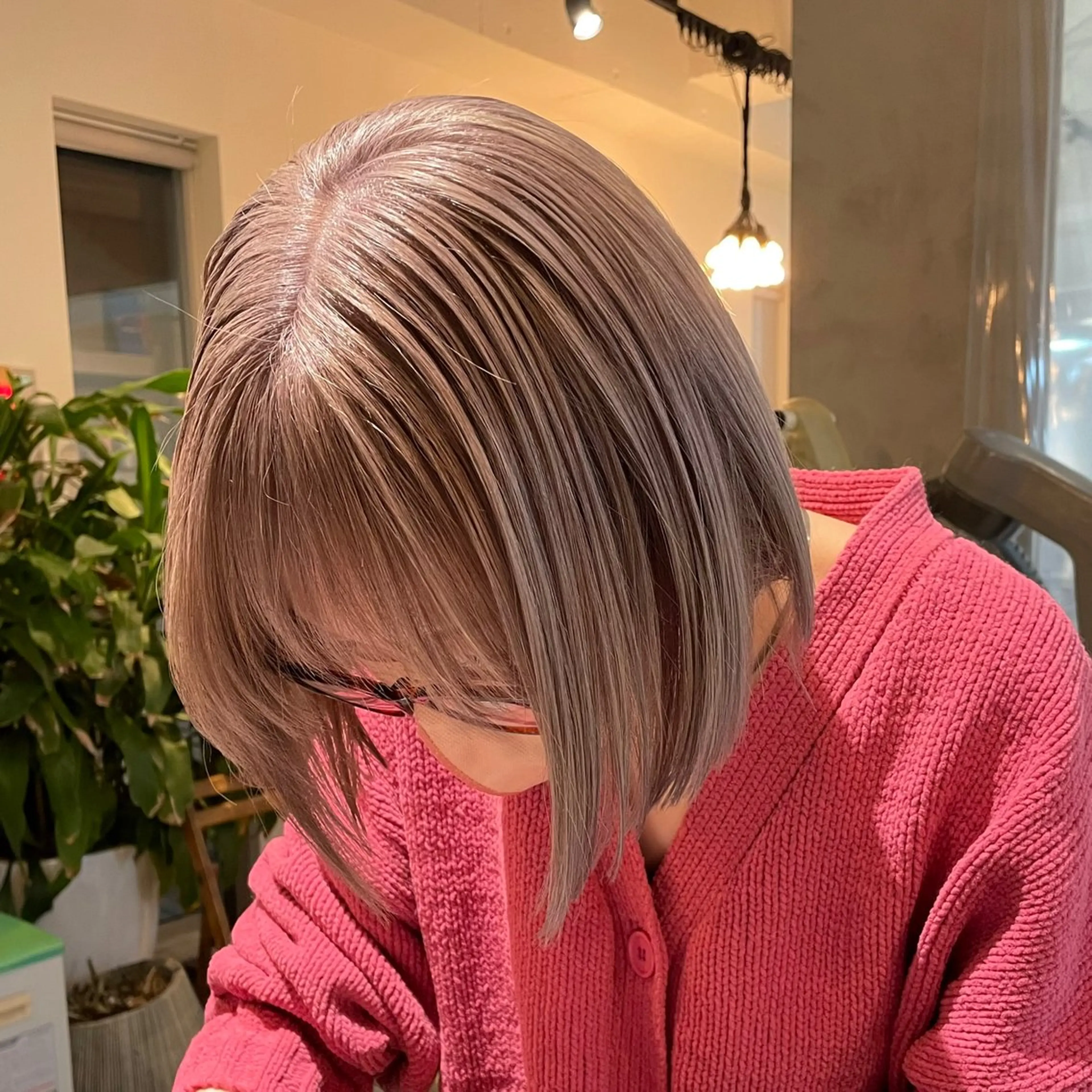 ショート カラー Lani5710所属・原宿🩵ハイトーン 🍓ྀིまいか🩵のヘアスタイル