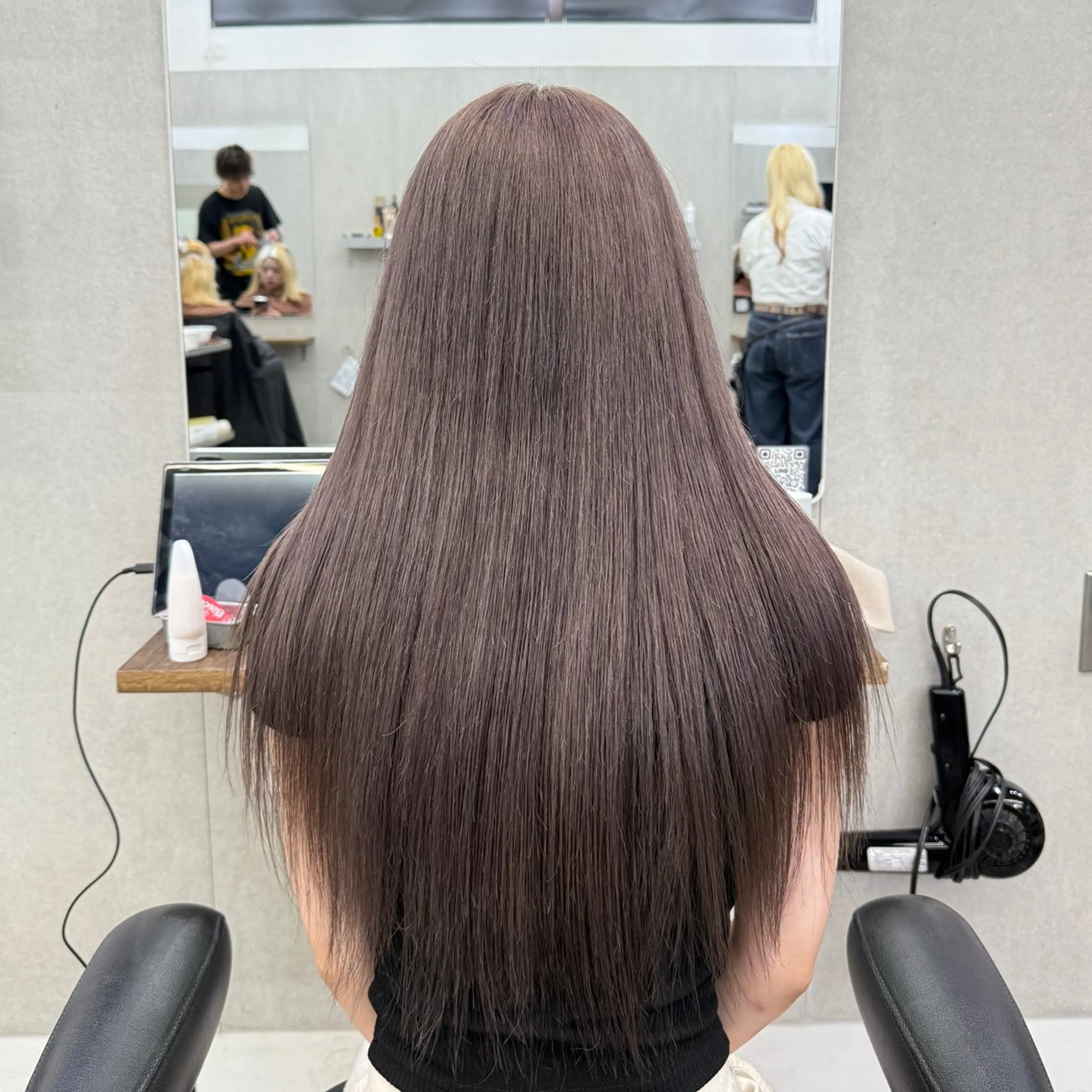 カラー グレージュ ヘアカラー ハイトーン🎟/ 𝙍𝙪𝙣𝙖ꔛ♡のヘアスタイル