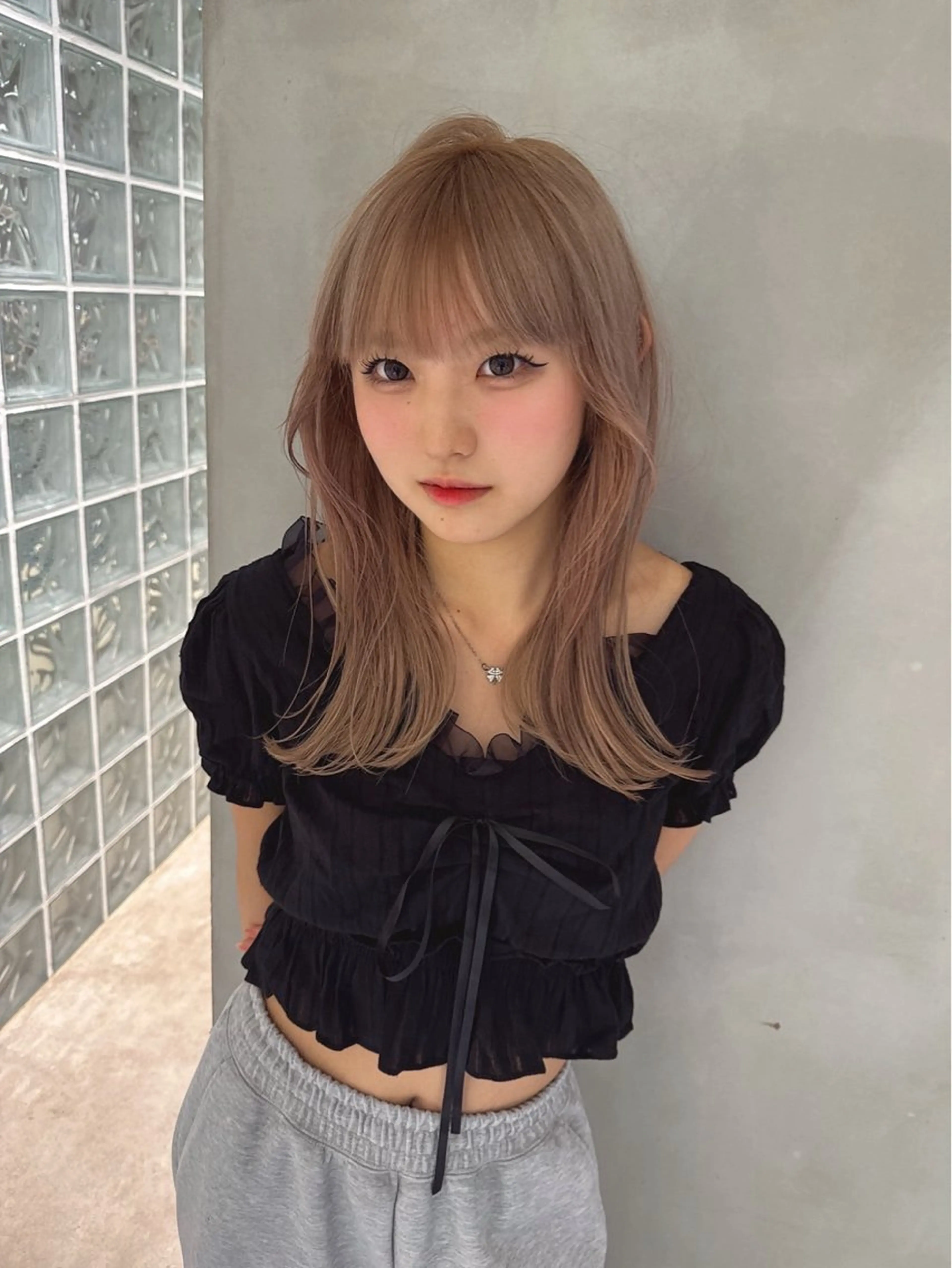 【学割U24｜艶が続くケアブリーチリタッチダメージ最小限✨】ケアブリーチ＋艶カラー＋TOKIO補修トリートメントの写真