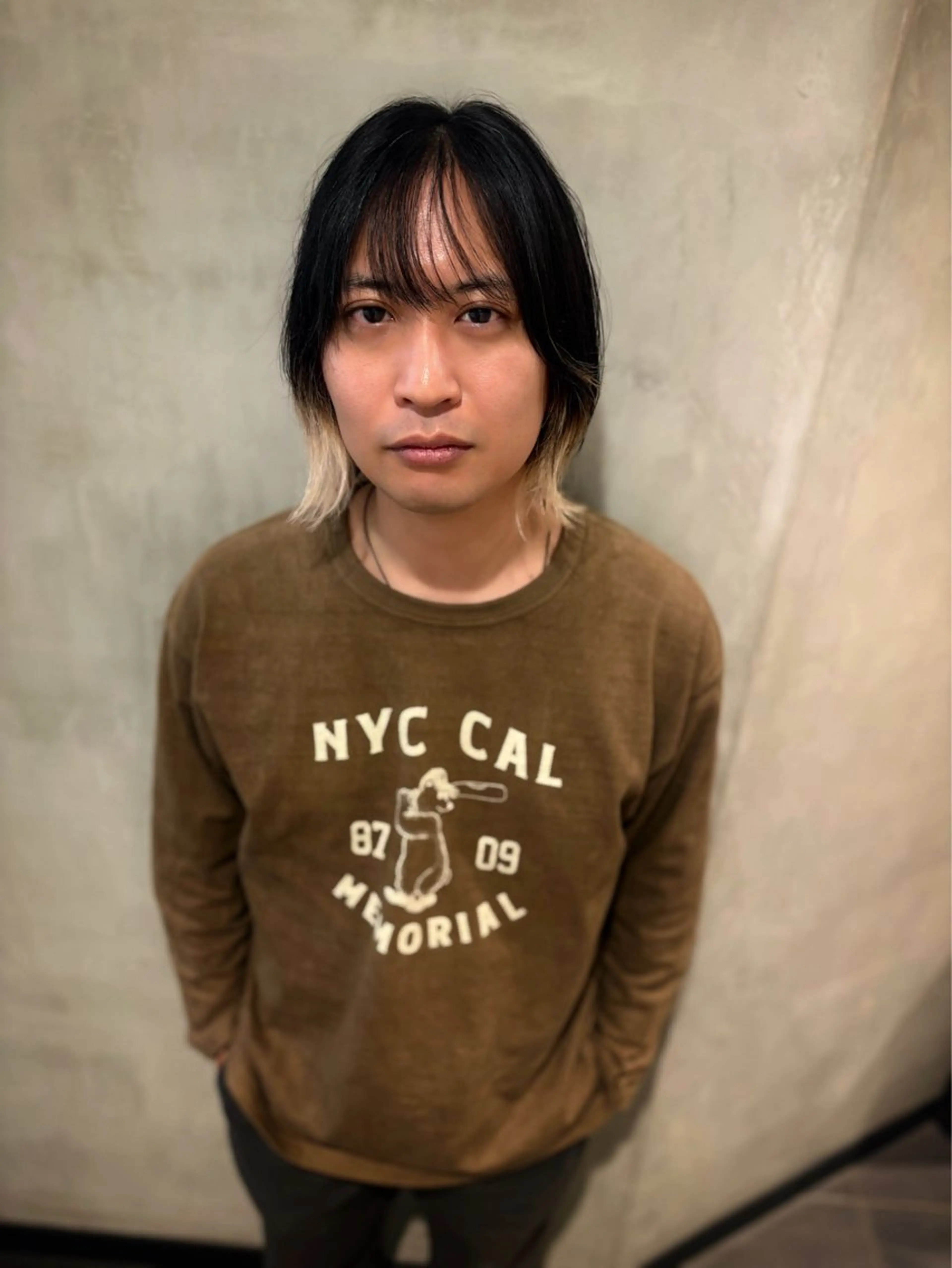 ミディアム メンズ カット トリートメント 優 作のヘアスタイル