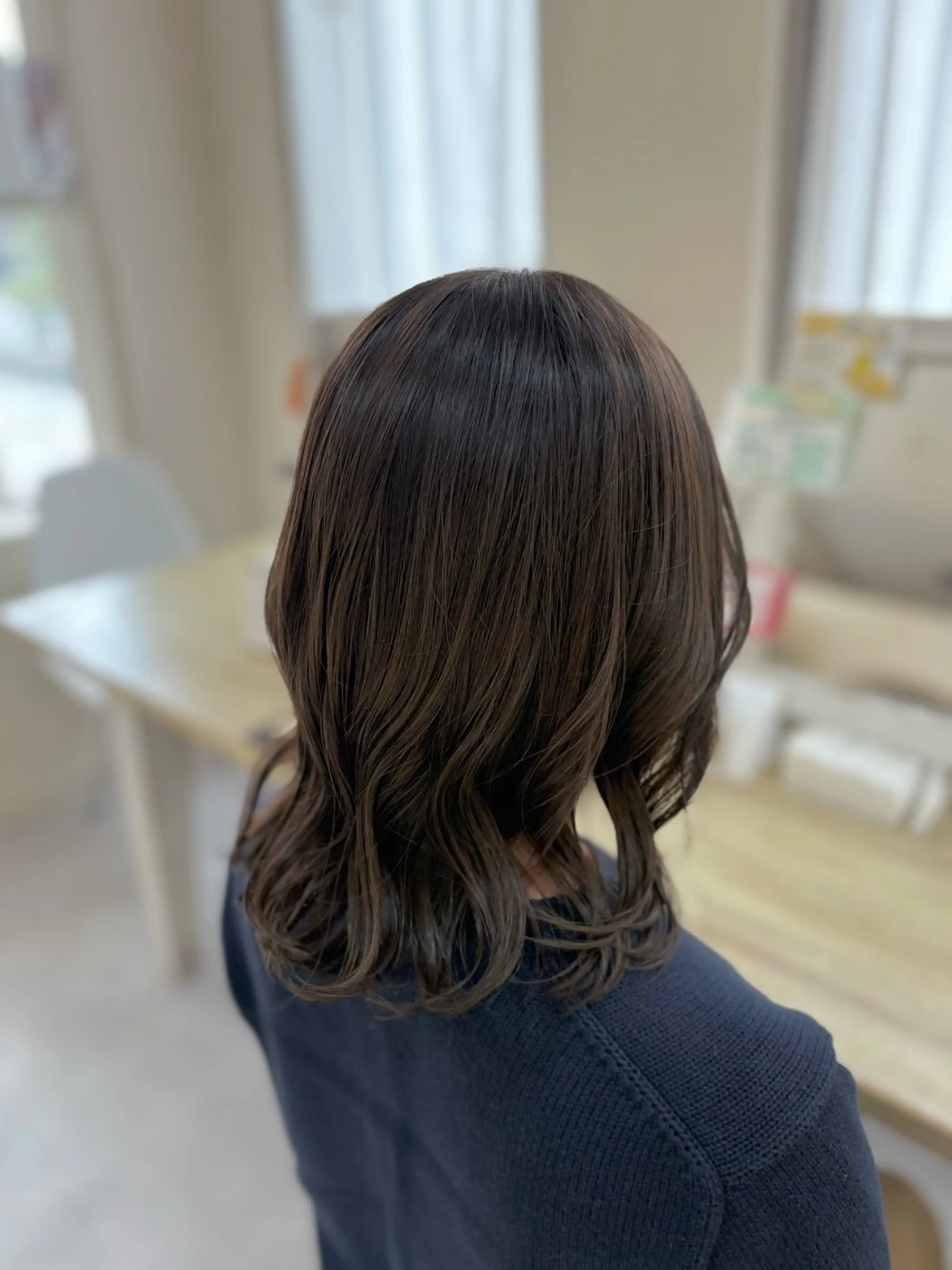 ミディアム カラー ヘアカラー トリートメント 草津駅》 SATO💐のヘアスタイル