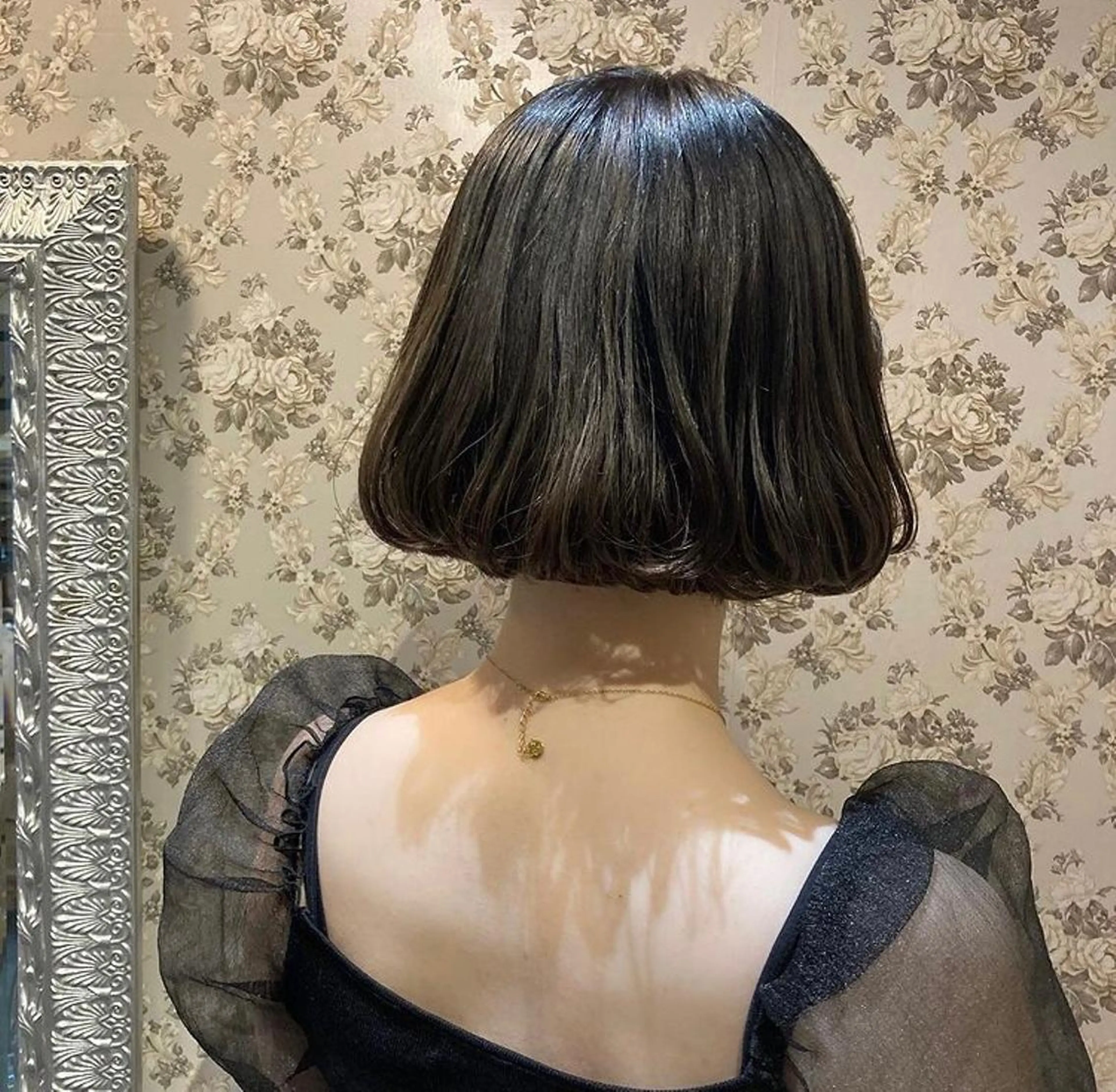 ショート カラー ヘアアレンジ 透明感カラー タンバルモリ mizu kiのヘアスタイル