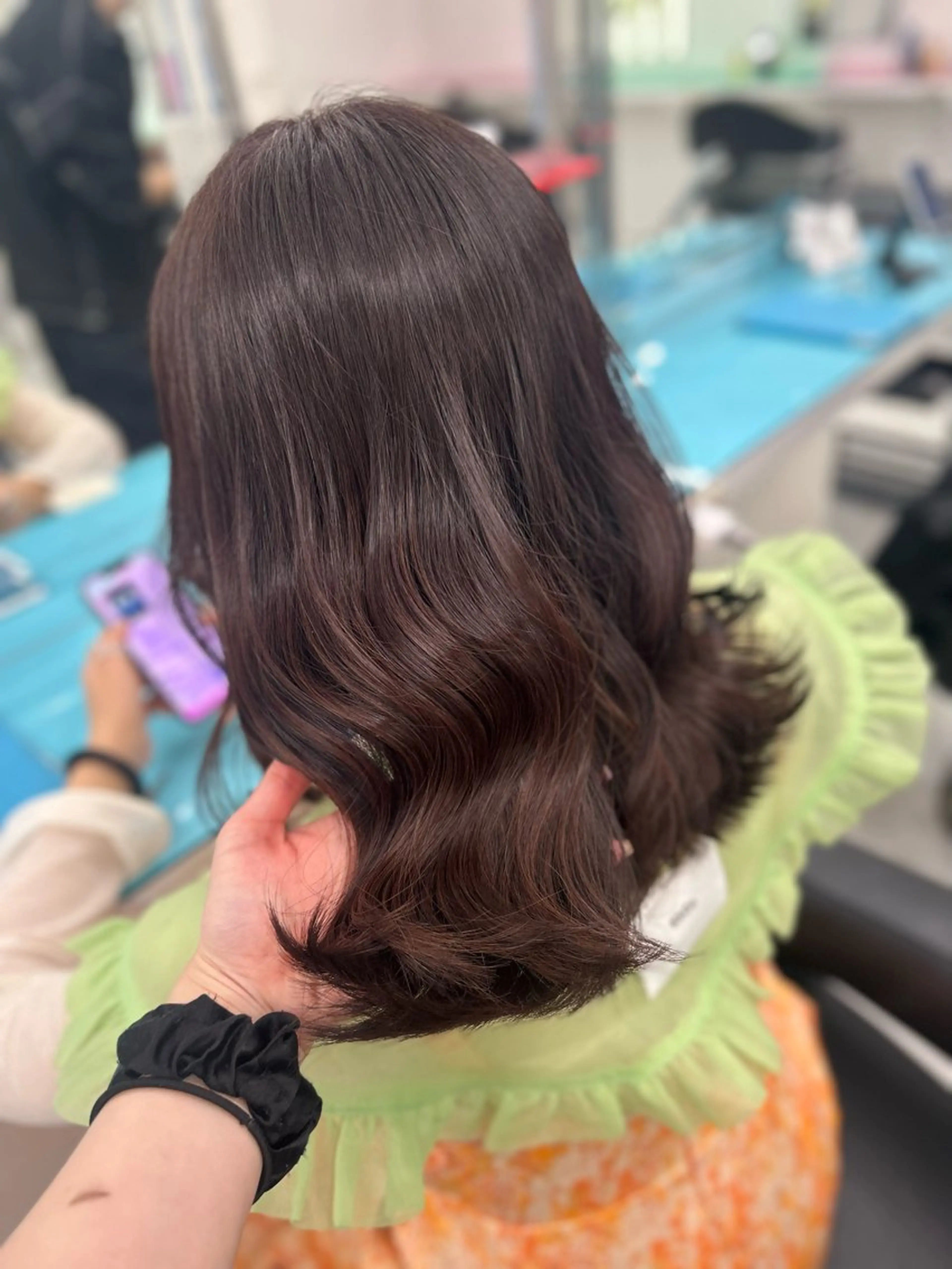 セミロング Miwa🤍ダメージ レスカラー特化🦢のヘアスタイル