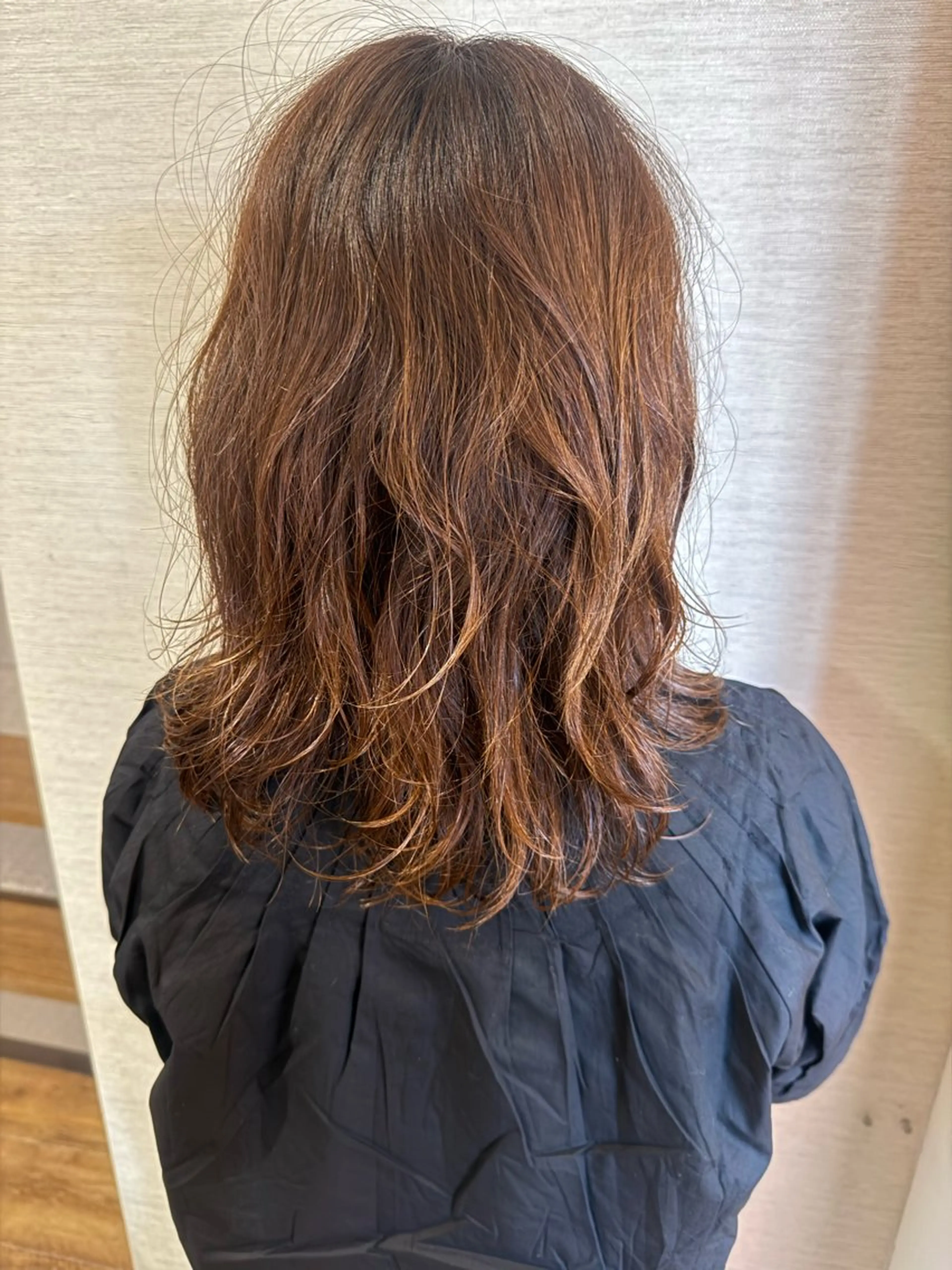 ロング カット パーマ トリートメント 舘 梨会のヘアスタイル