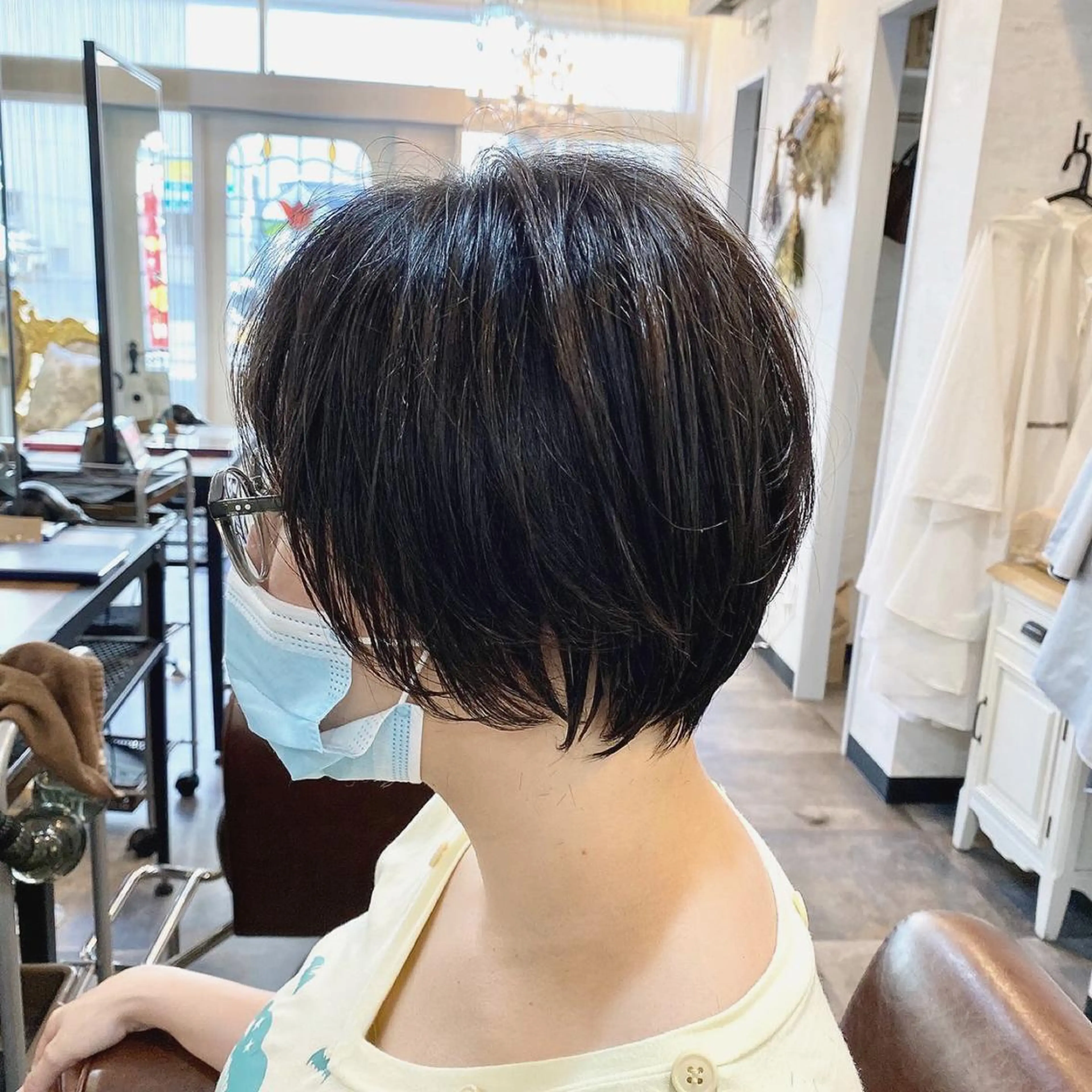 ショート カット 縮毛矯正 トリートメント エリュ所属・⭐️ショート⭐️美髪 矯正⭐️水口陸のヘアスタイル