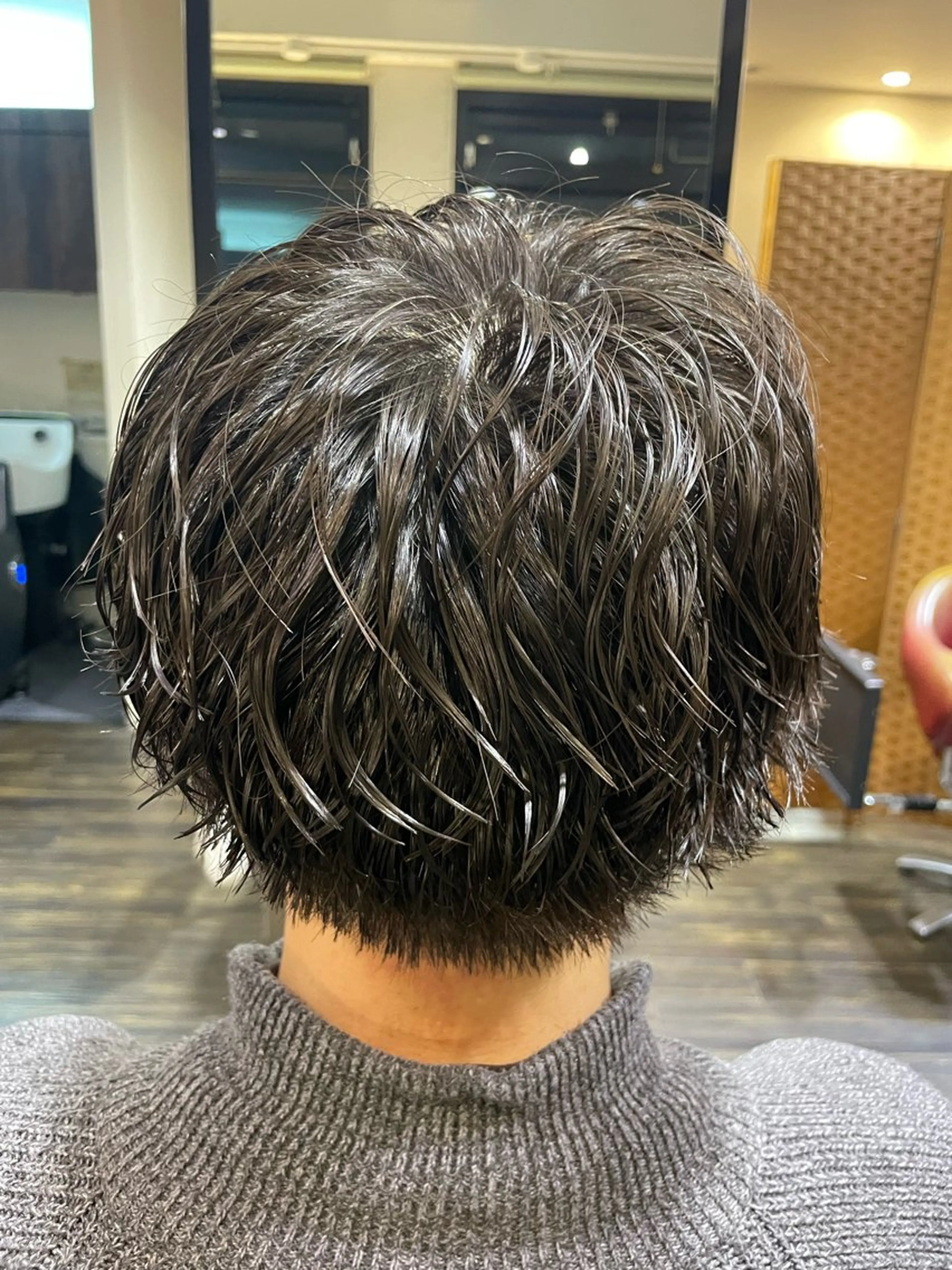 パーマ メンズ メンズパーマ ニュアンスパーマ 佐藤 綾郁のヘアスタイル