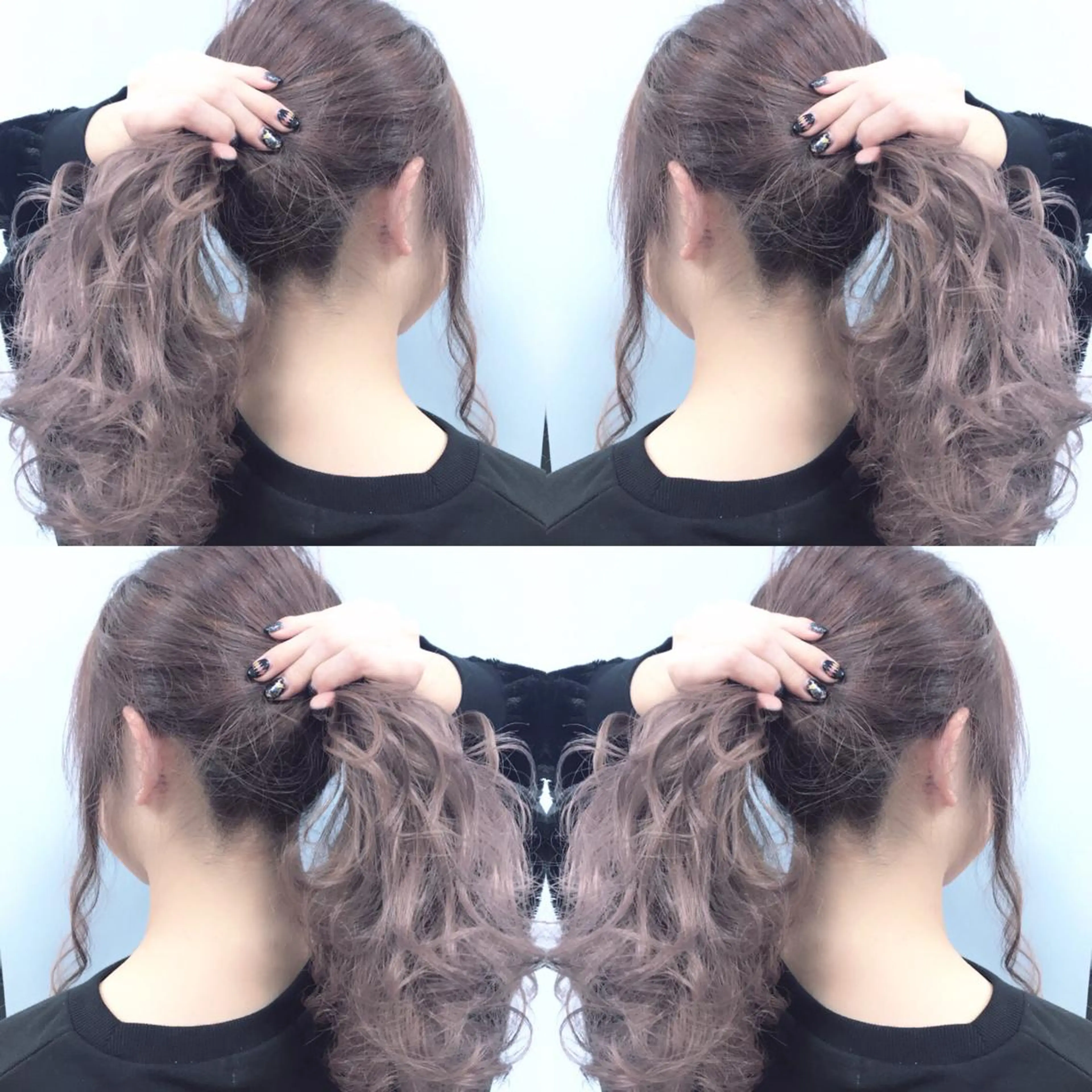 ロング カラー アッシュ supbytomee所属・カラー特化型サロン #SUP.のヘアスタイル