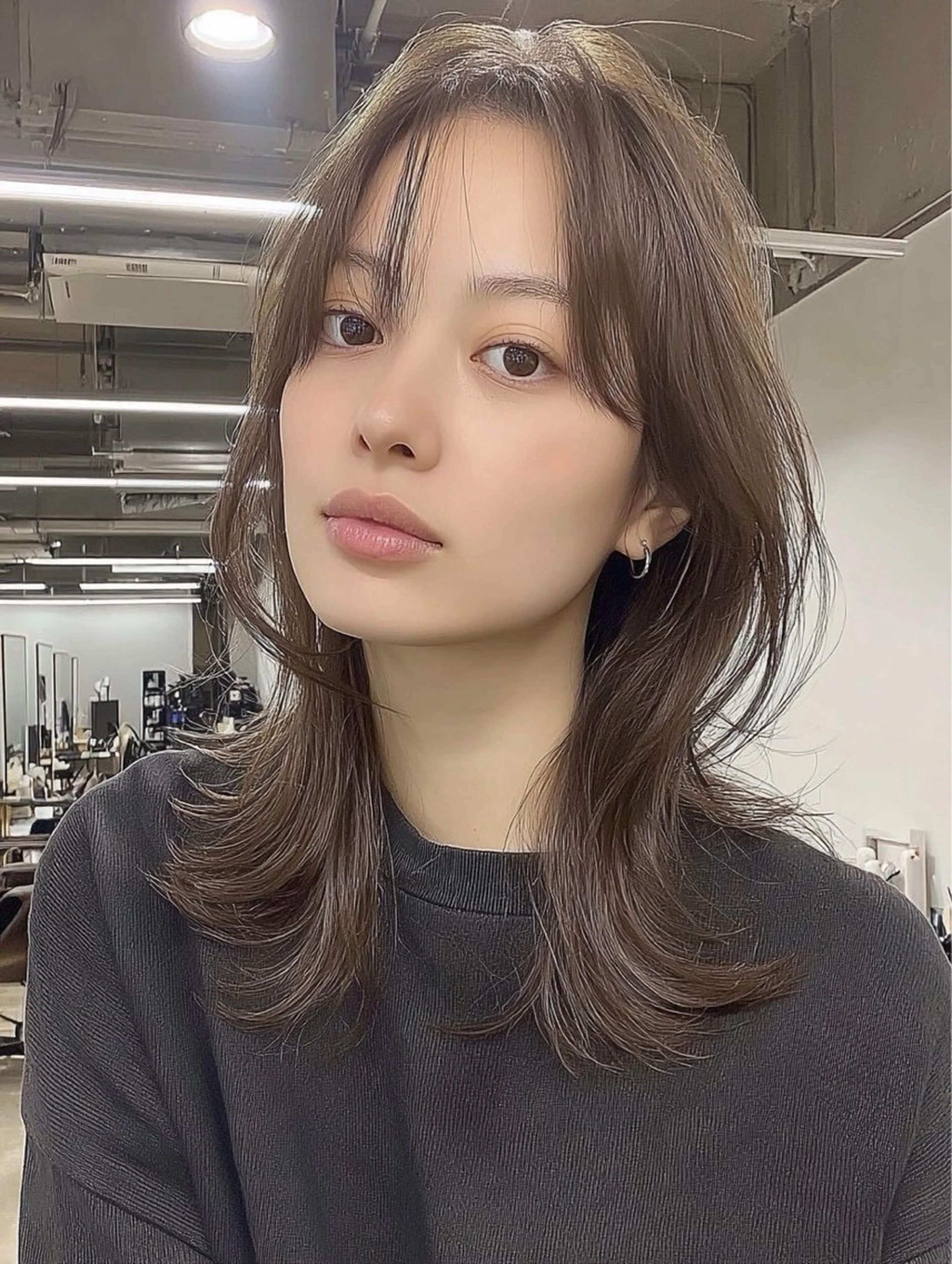 セミロング カラー カット ヘアカラー トリートメント NOOS omotesando所属・あなたのお悩み改善" You"💚❤️💛のヘアスタイル