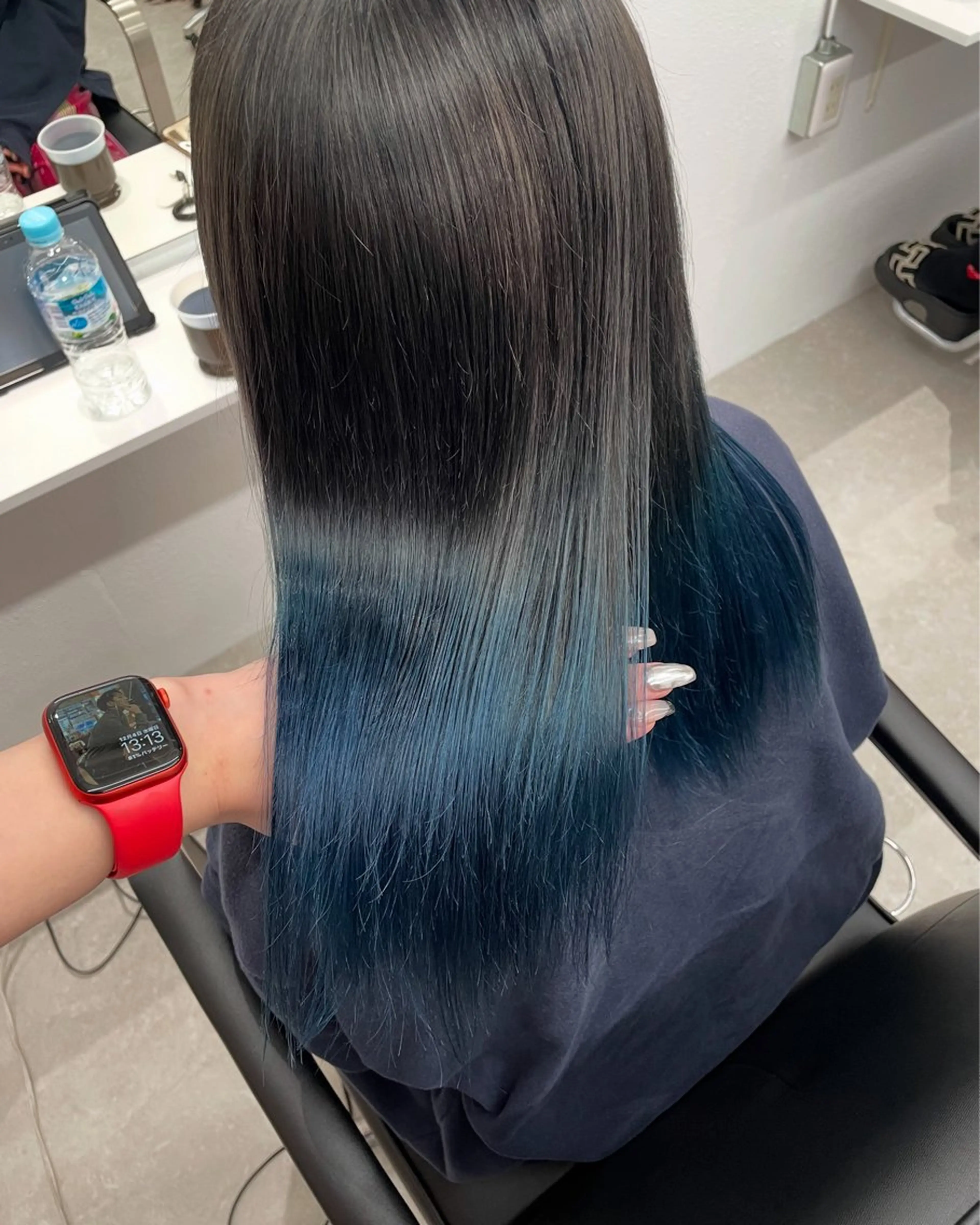 ロング カラー カット ヘアカラー トリートメント 韓国風/レイヤー/ 長谷七海のヘアスタイル