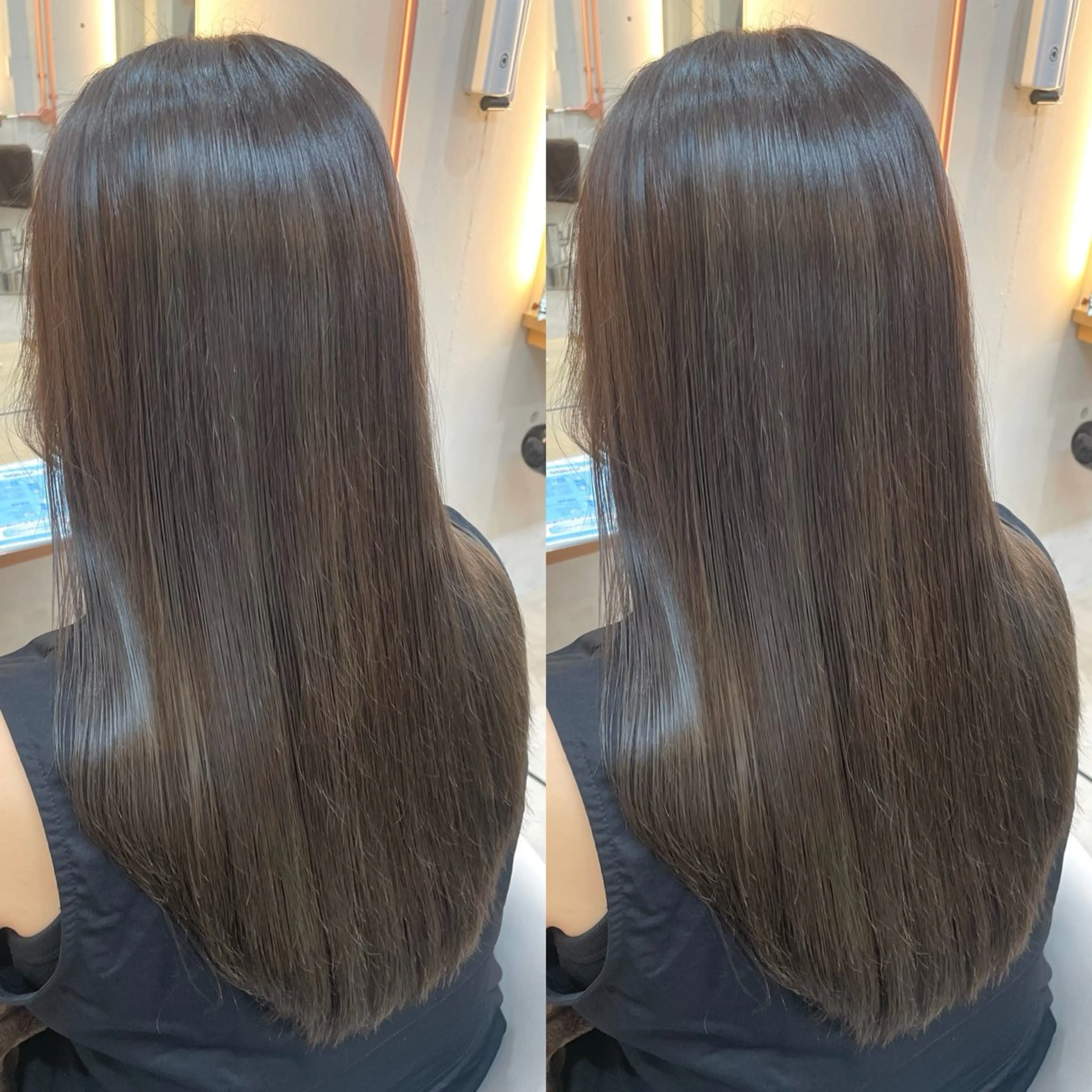 ロング カラー ヘアカラー トリートメント ヘアセット ブリーチ無し透明感 カラー🦕まどかのヘアスタイル