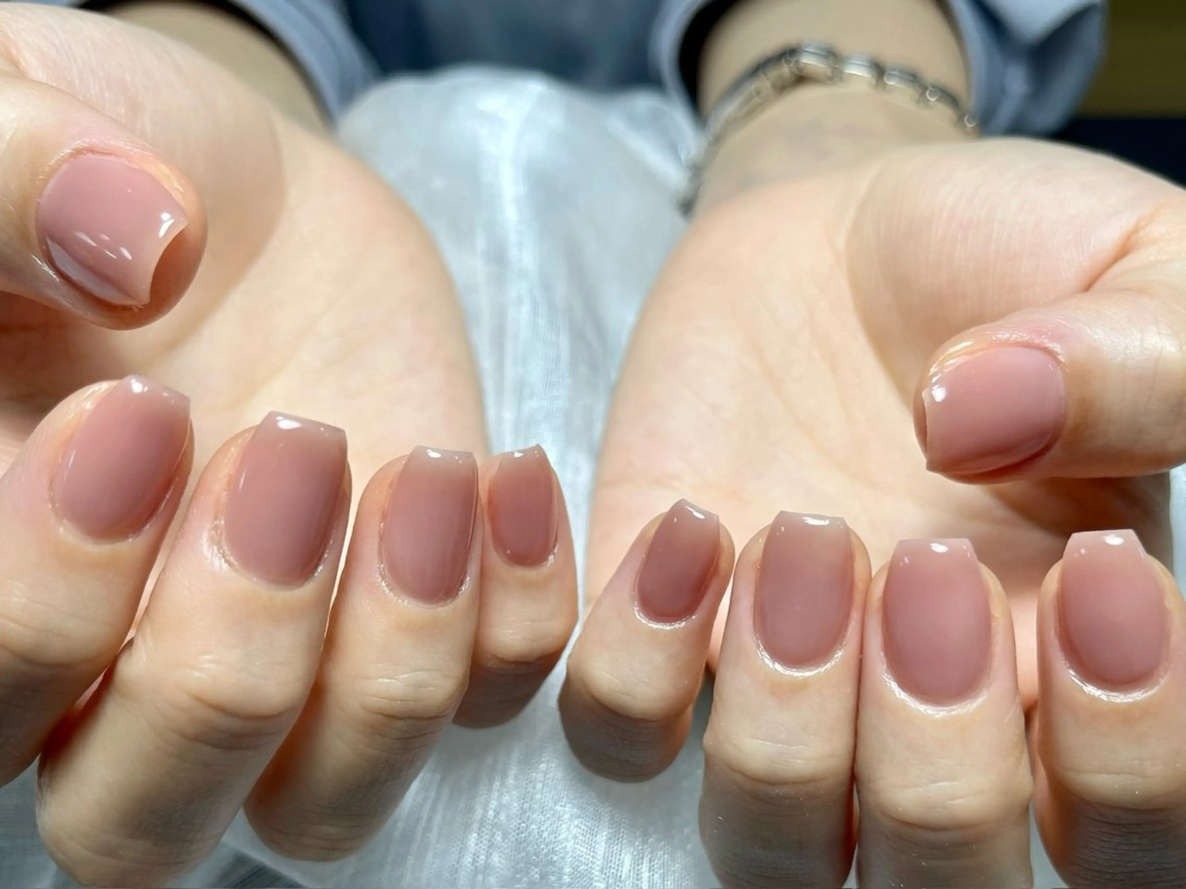 メンズ ネイル ワンカラーネイル ハンドネイル ハンドケア 💕ドリーミー ネイル💕のネイルデザイン