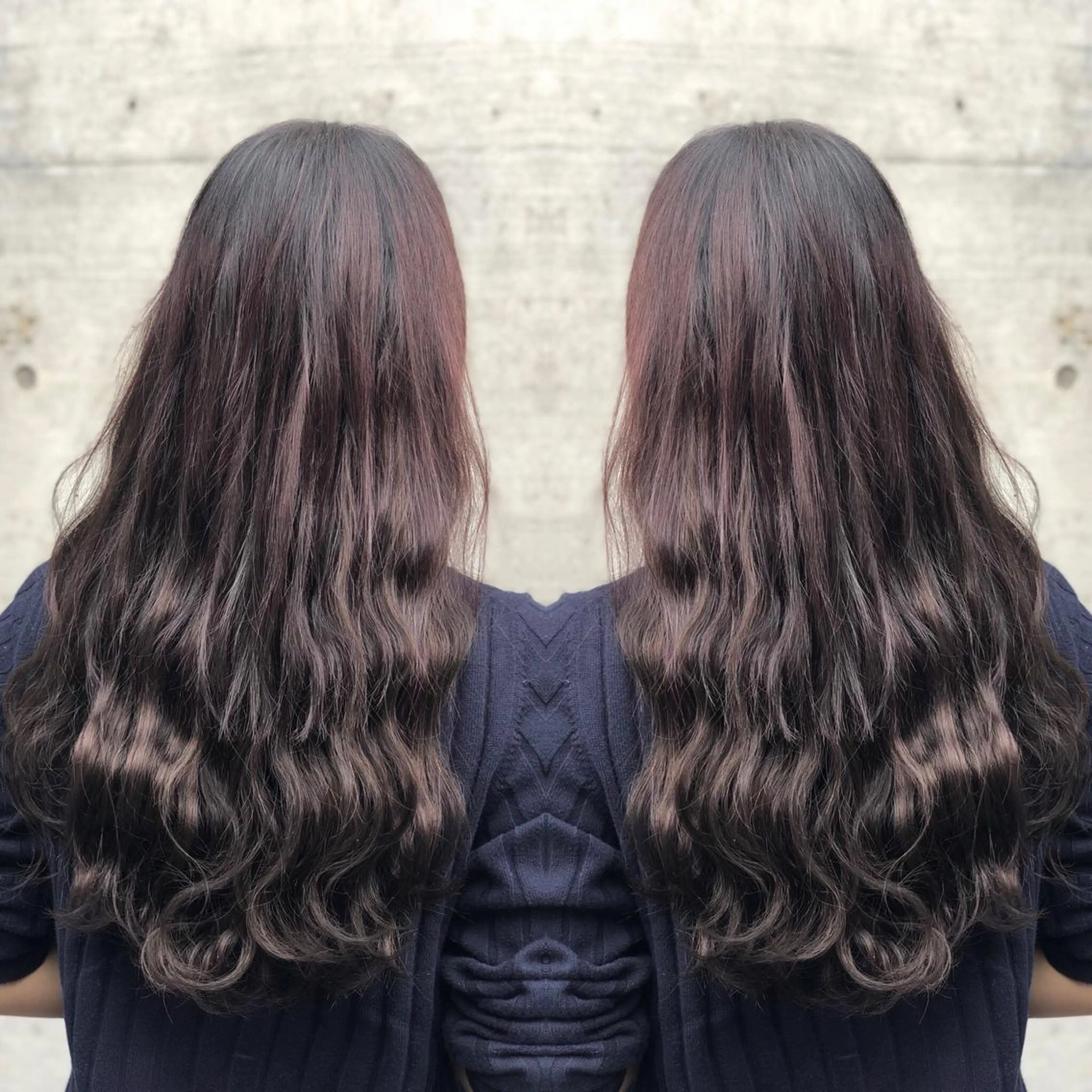 ロング カラー アッシュ ブリーチ バイオレットカラー バイオレットアッシュ ヘアカラー ALLY（アリー）所属・ミニモお気に入り数 No.1宍戸雄弥のヘアスタイル