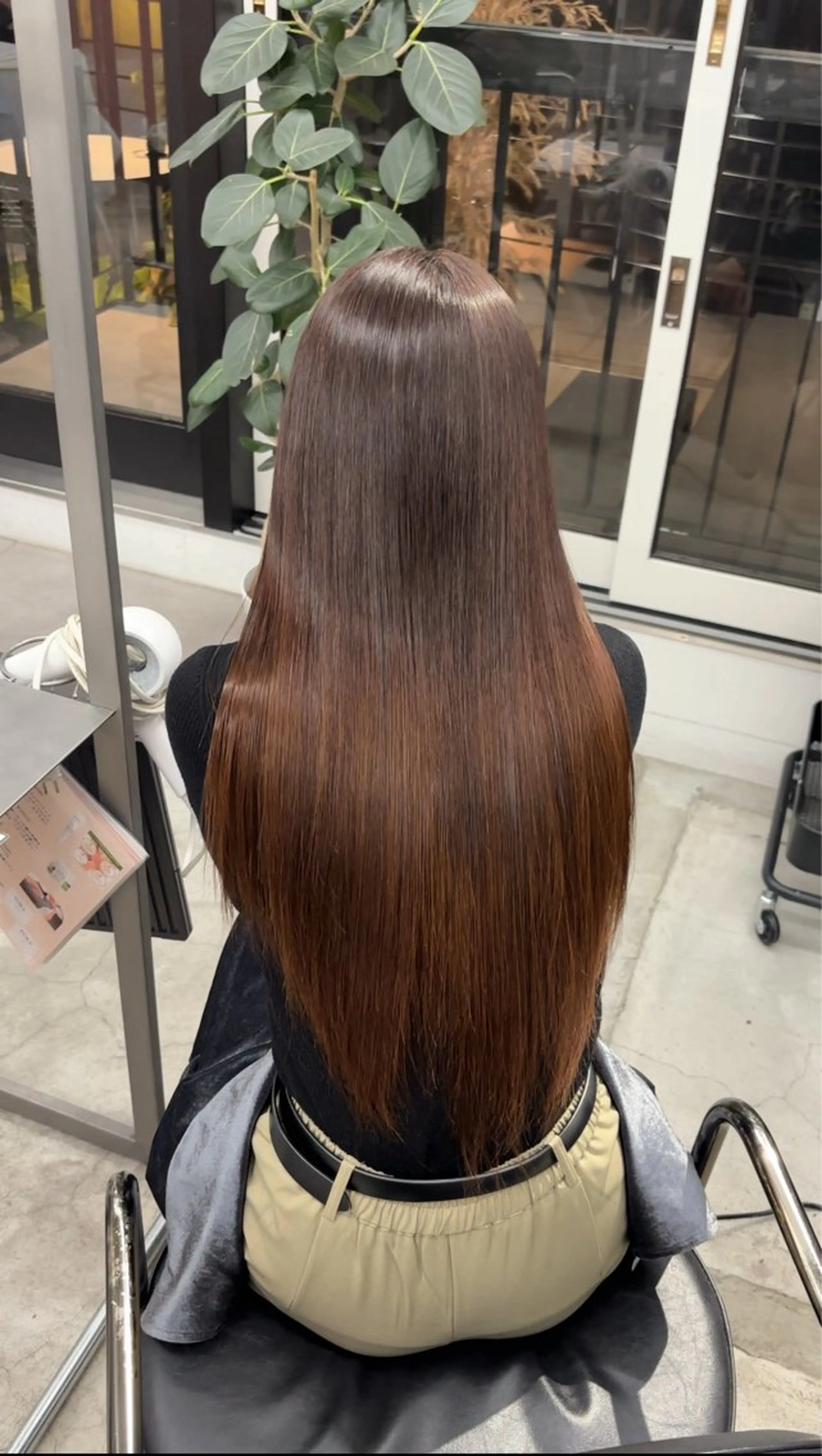 ロング 縮毛矯正 トリートメント Masu カラーモデル募集💫のヘアスタイル