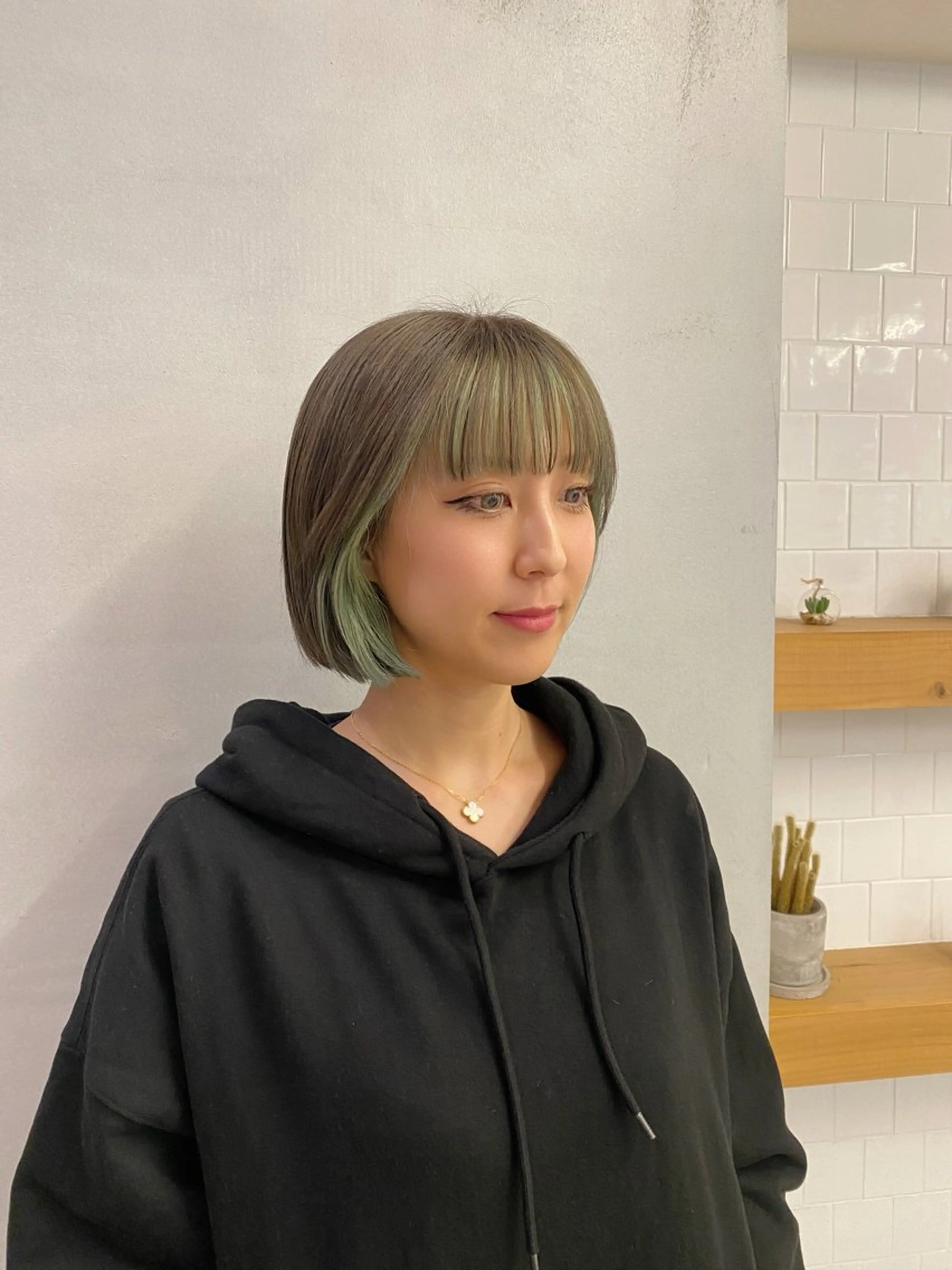 ショート カラー カット ヘアカラー ♡ウルフ/レイヤー ハイトーン/yucoのヘアスタイル