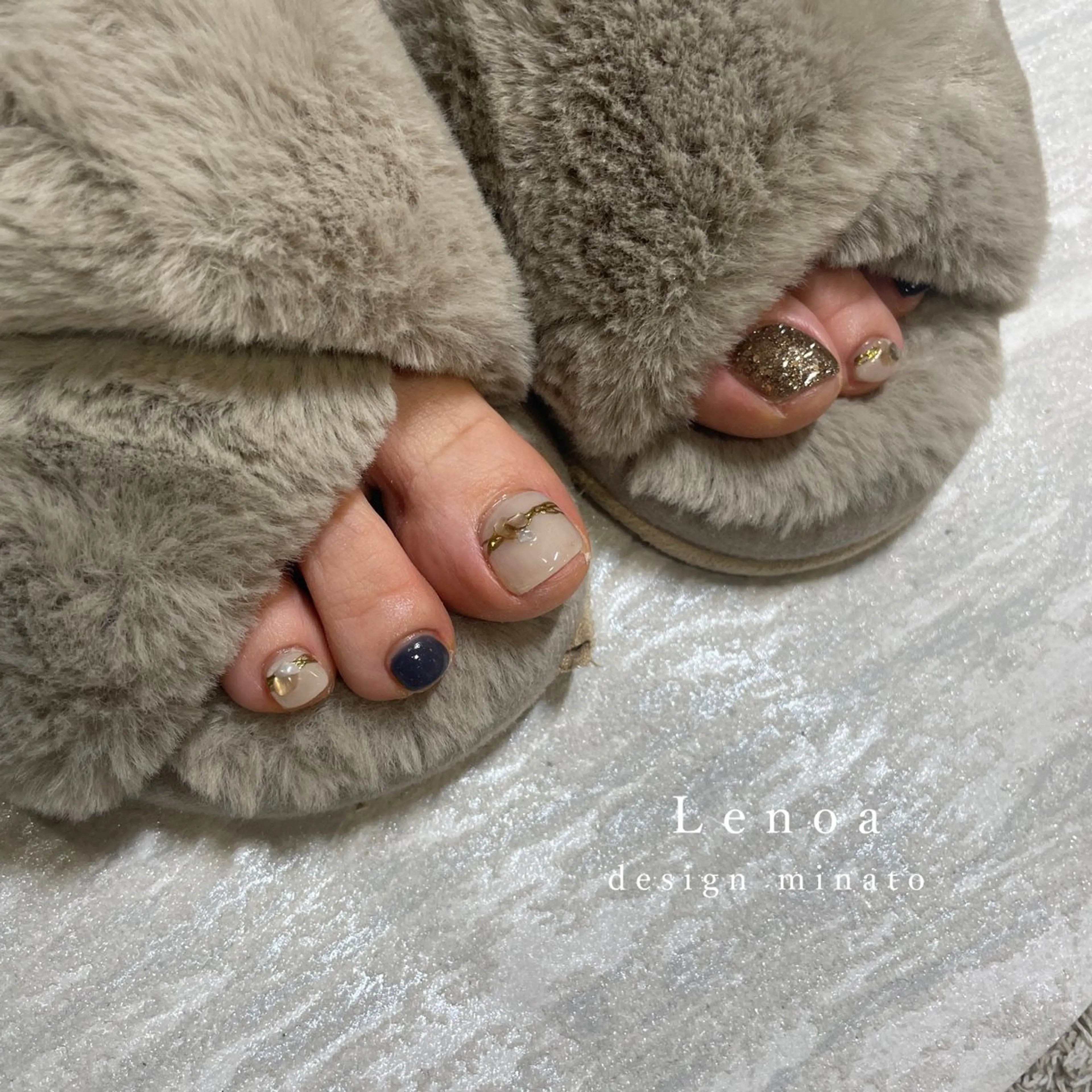 ネイル フットネイル Lenoa minatoのネイルデザイン