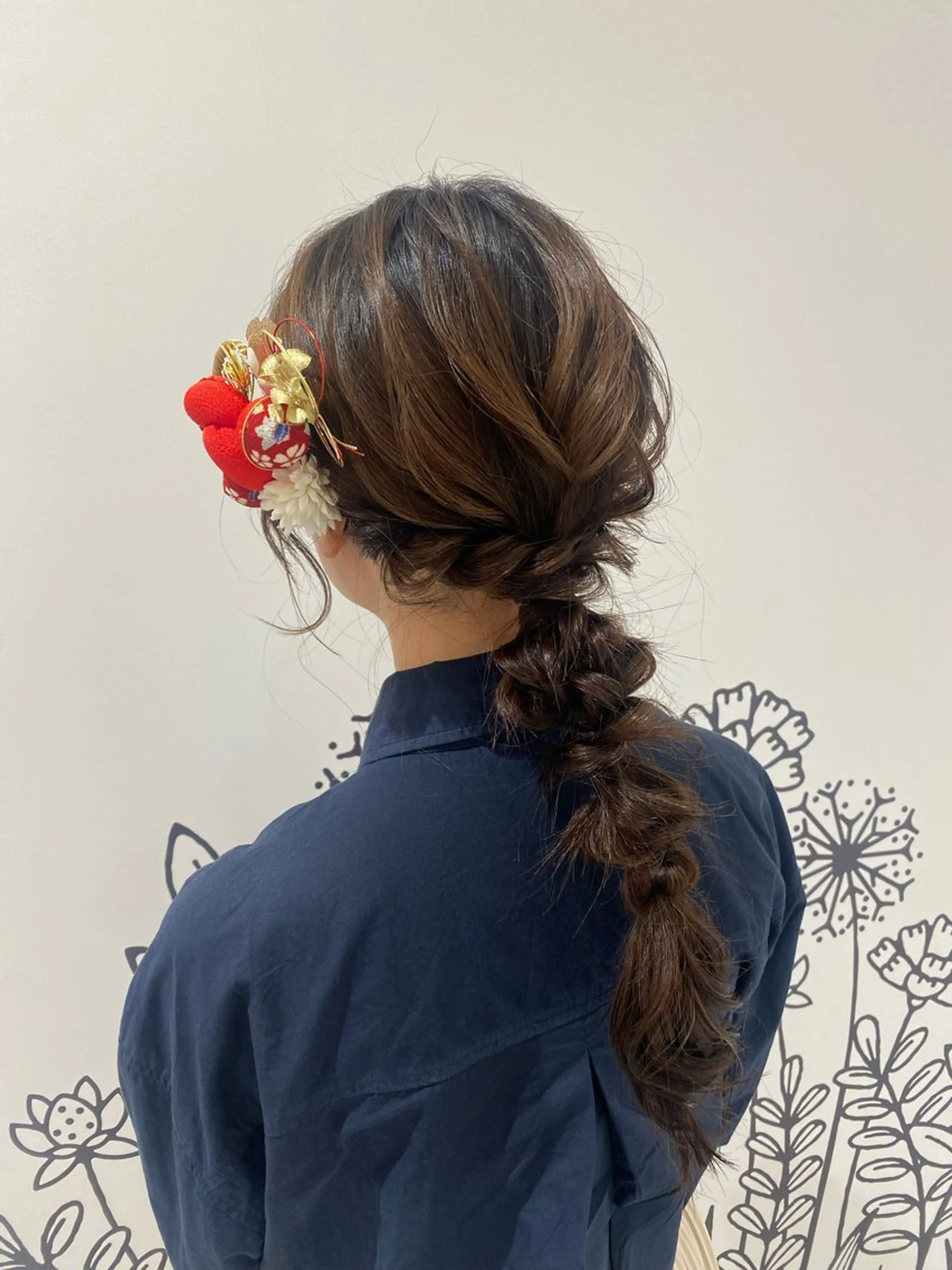 ヘアアレンジ ベージュ/アレンジ /横浜/杉本千夏のヘアスタイル