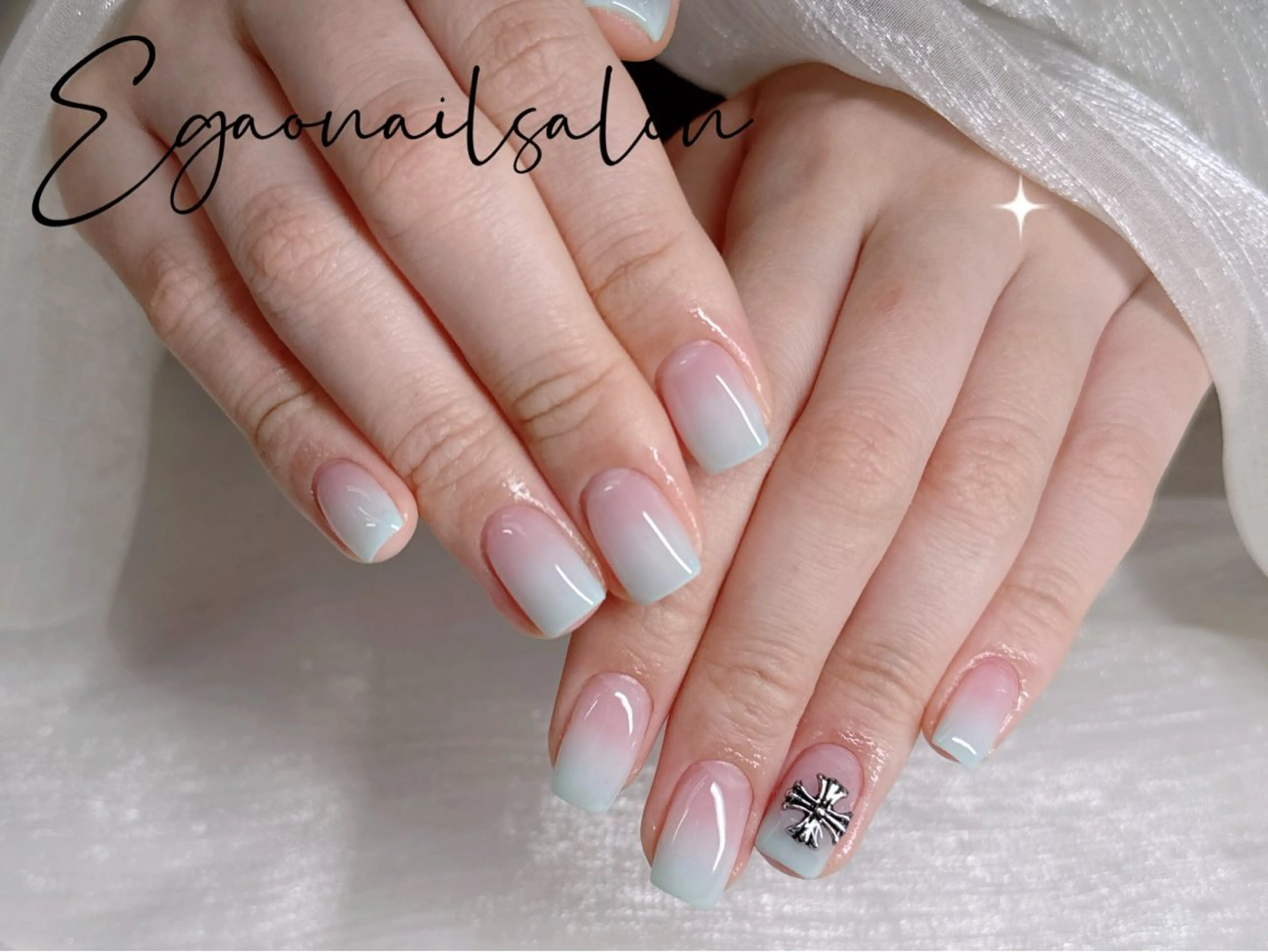 ネイル アートネイル フットネイル フレンチネイル ジェルネイル グラデーション ハンドネイル Egao Nail Salonのネイルデザイン
