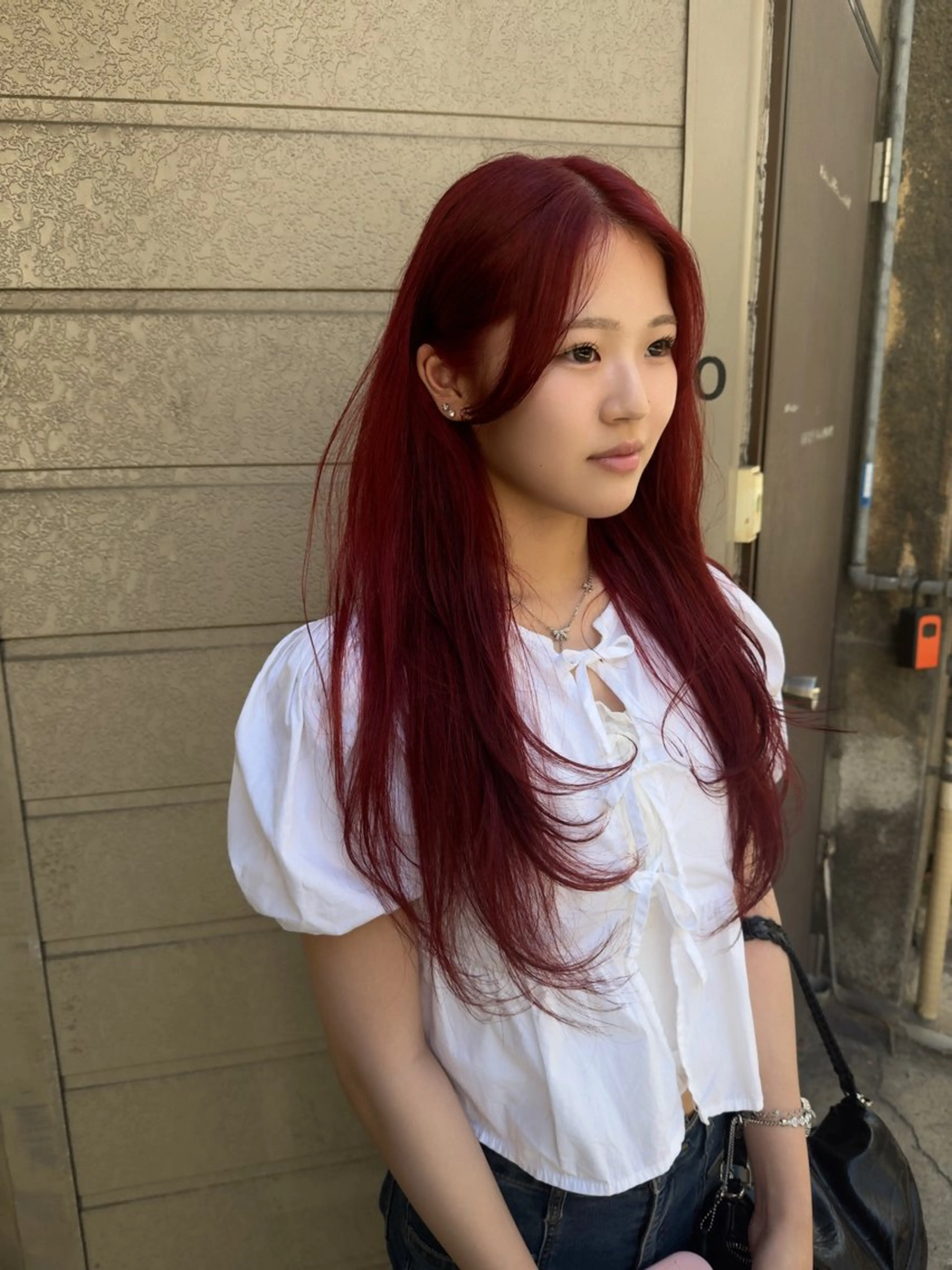 ロング カラー ロングレイヤー アッシュ ベージュカラー ブリーチ 透明感カラー カット ヘアカラー 日本一丁寧なカット/ 小林輝🍀︎のヘアスタイル