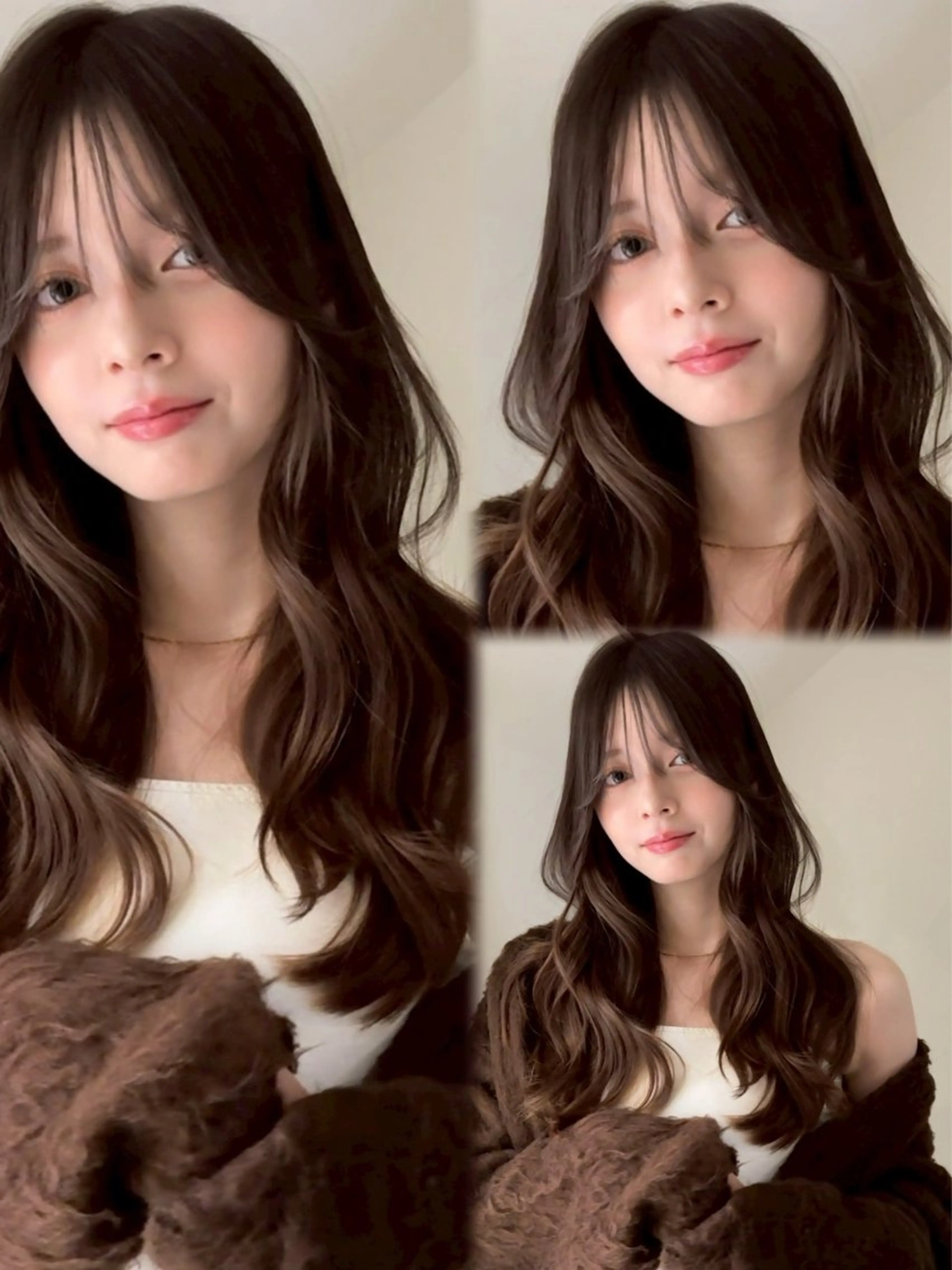 セミロング カラー ヘアアレンジ カット ヘアカラー ✨レイヤーカット/透 名感カラー特化✨のヘアスタイル