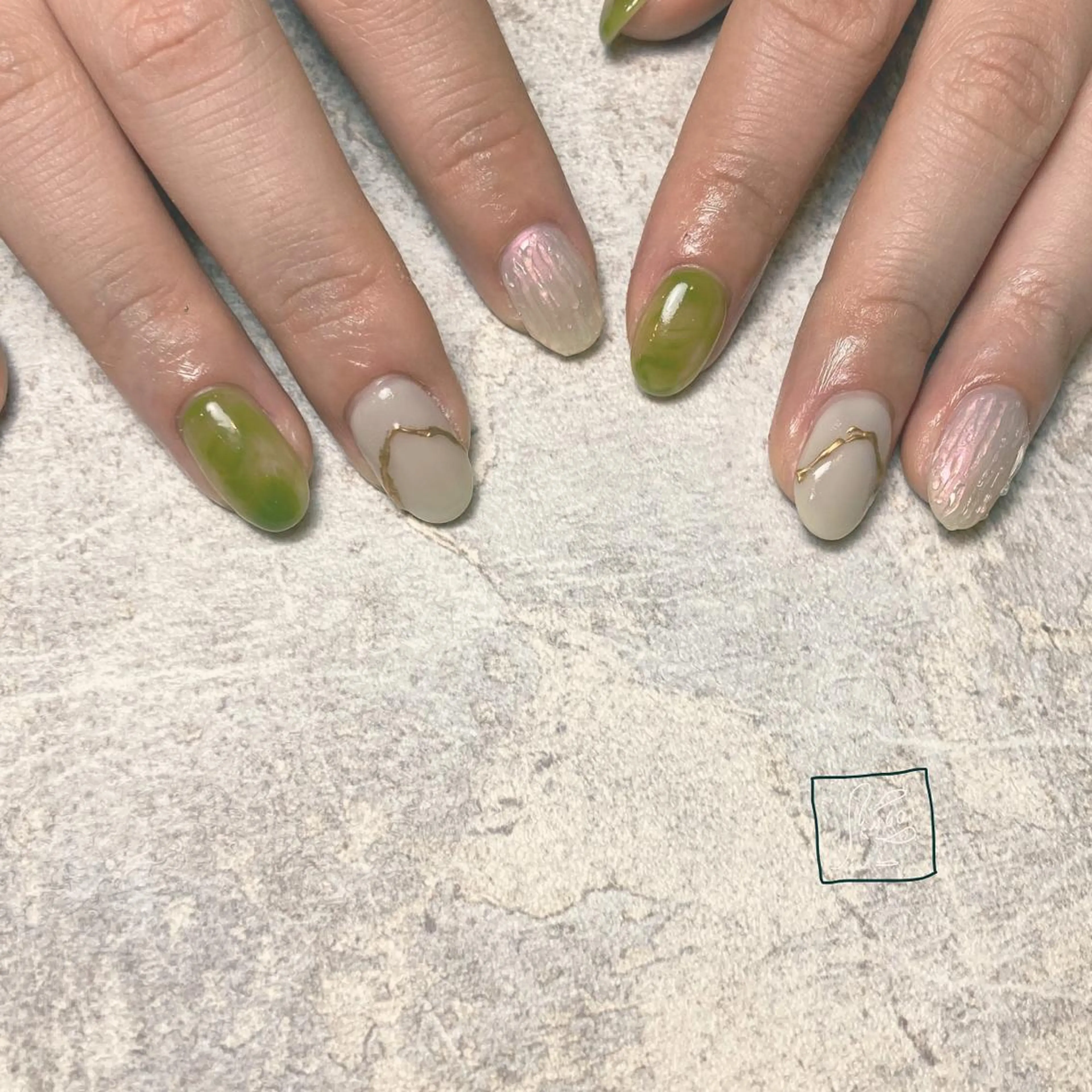 ネイル アートネイル クリアネイル ニュアンスネイル ワンカラーネイル hamaguchi licoのネイルデザイン