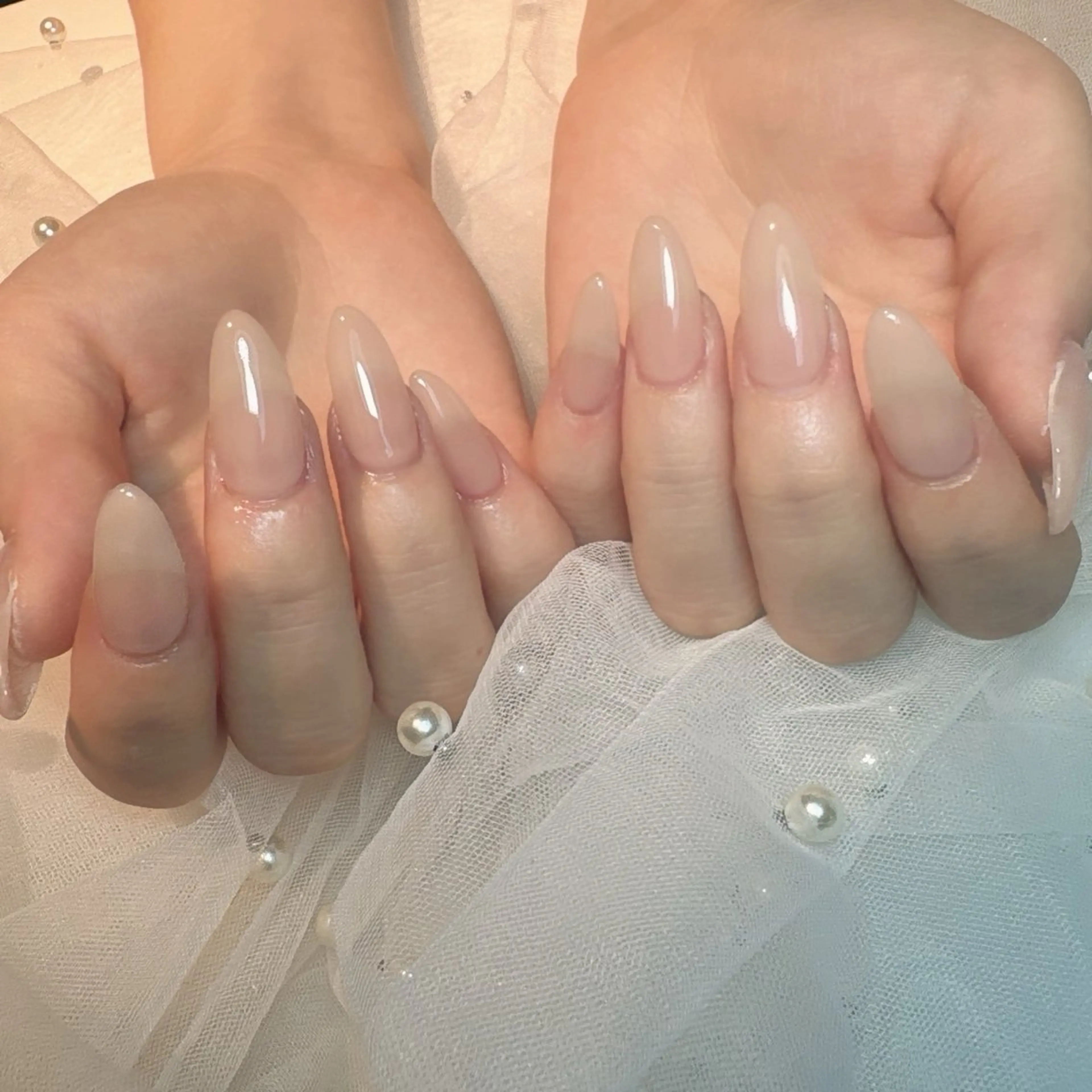 〈hand〉10本長さだし💅🏻ワンカラーの写真
