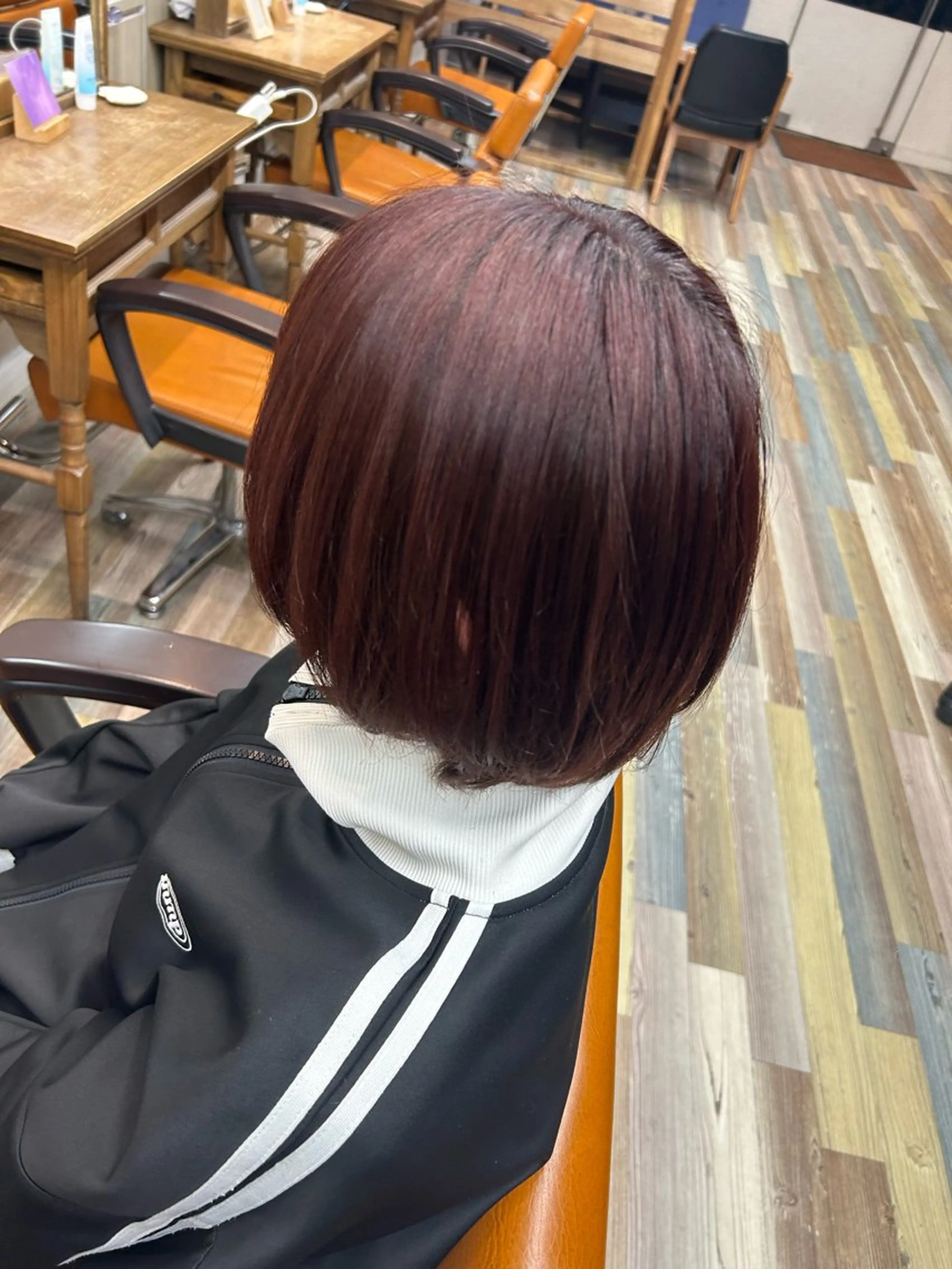 ショート カラー 志賀　輝/ハイライト /縮毛矯正/髪質改善のヘアスタイル