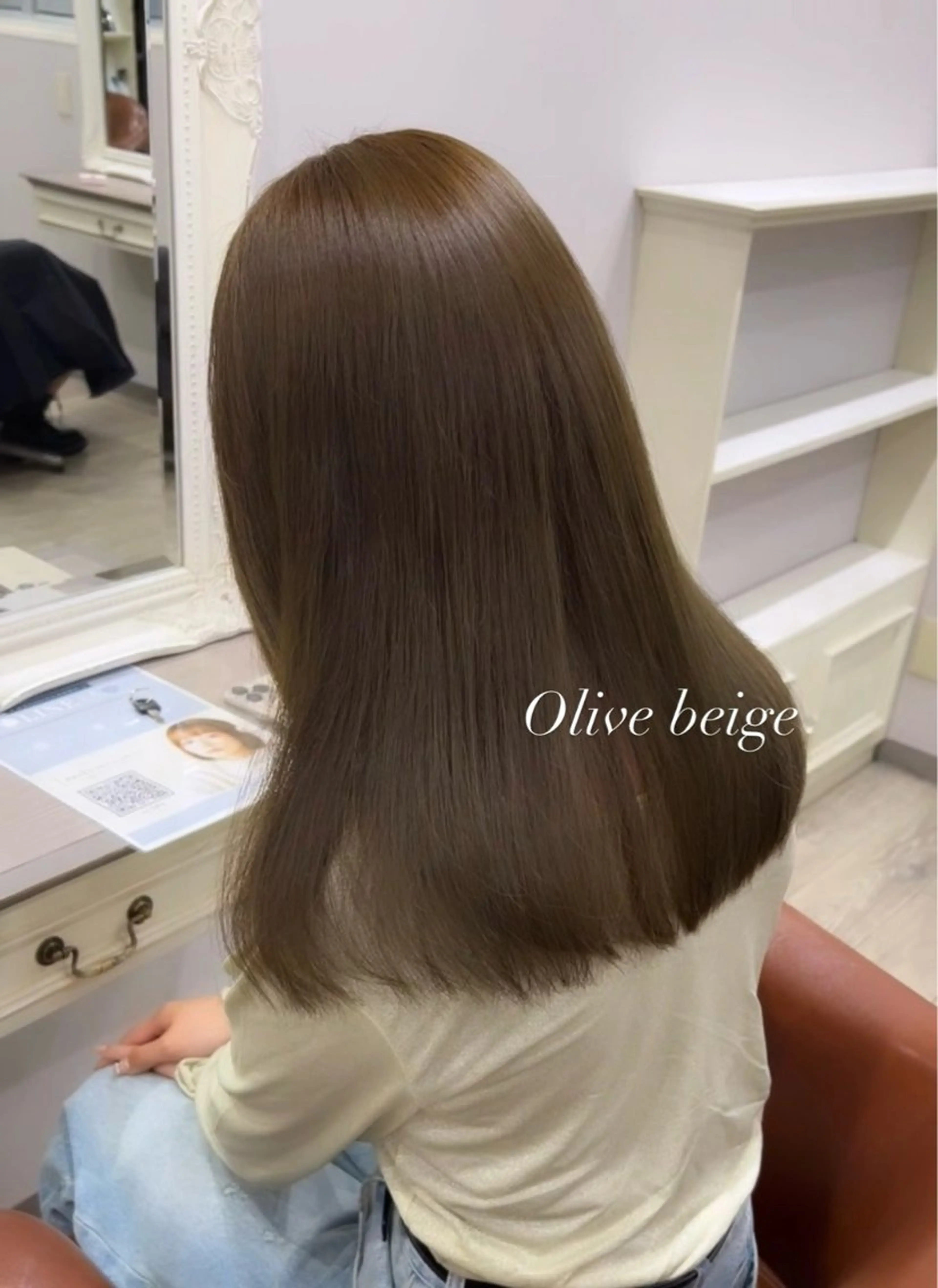 ロング カラー 透明感カラー ヘアカラー inq sakae所属・りん🌷︎名古屋 透明感カラー/カットのヘアスタイル
