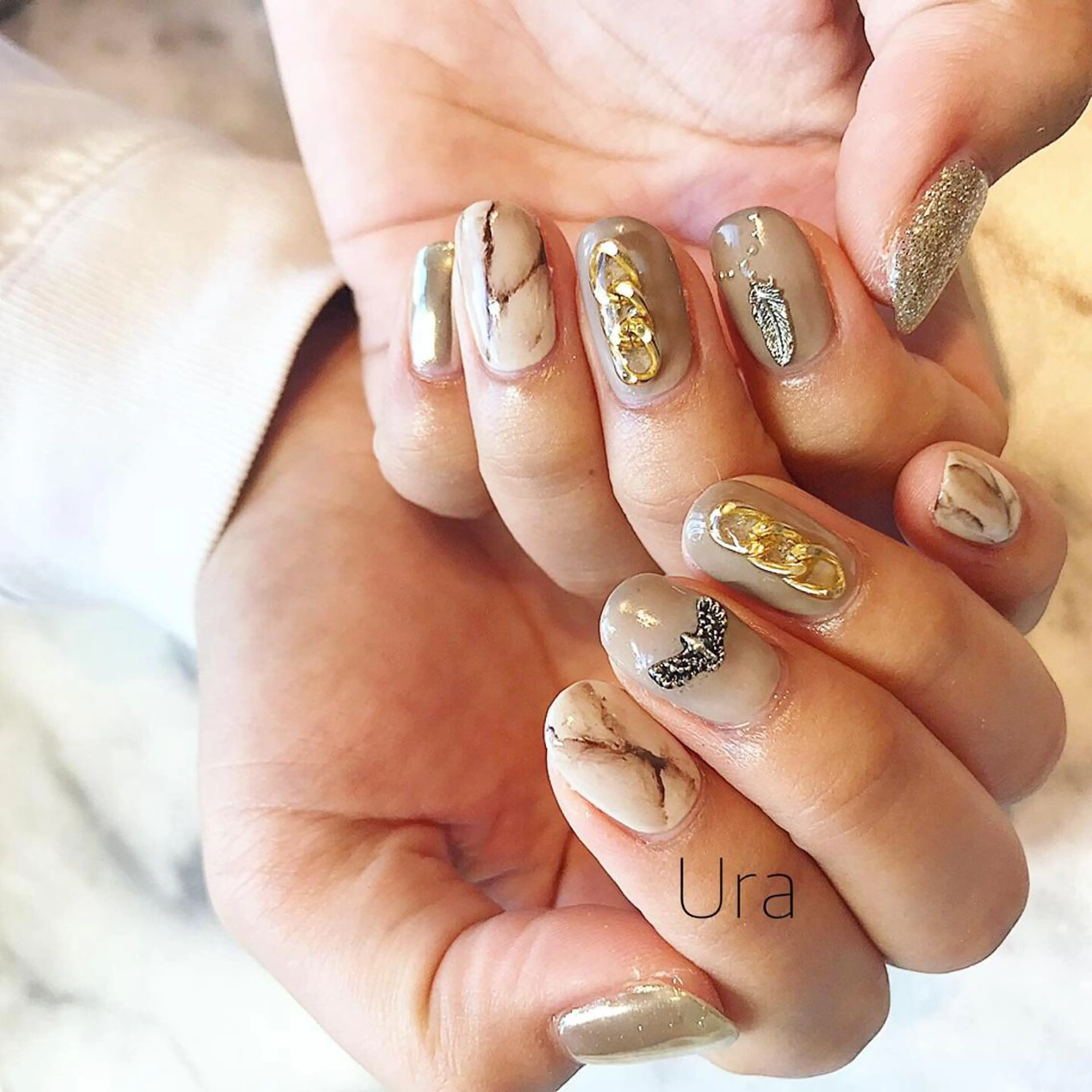 ネイル ハンドネイル UrakoNail 《nail》のネイルデザイン