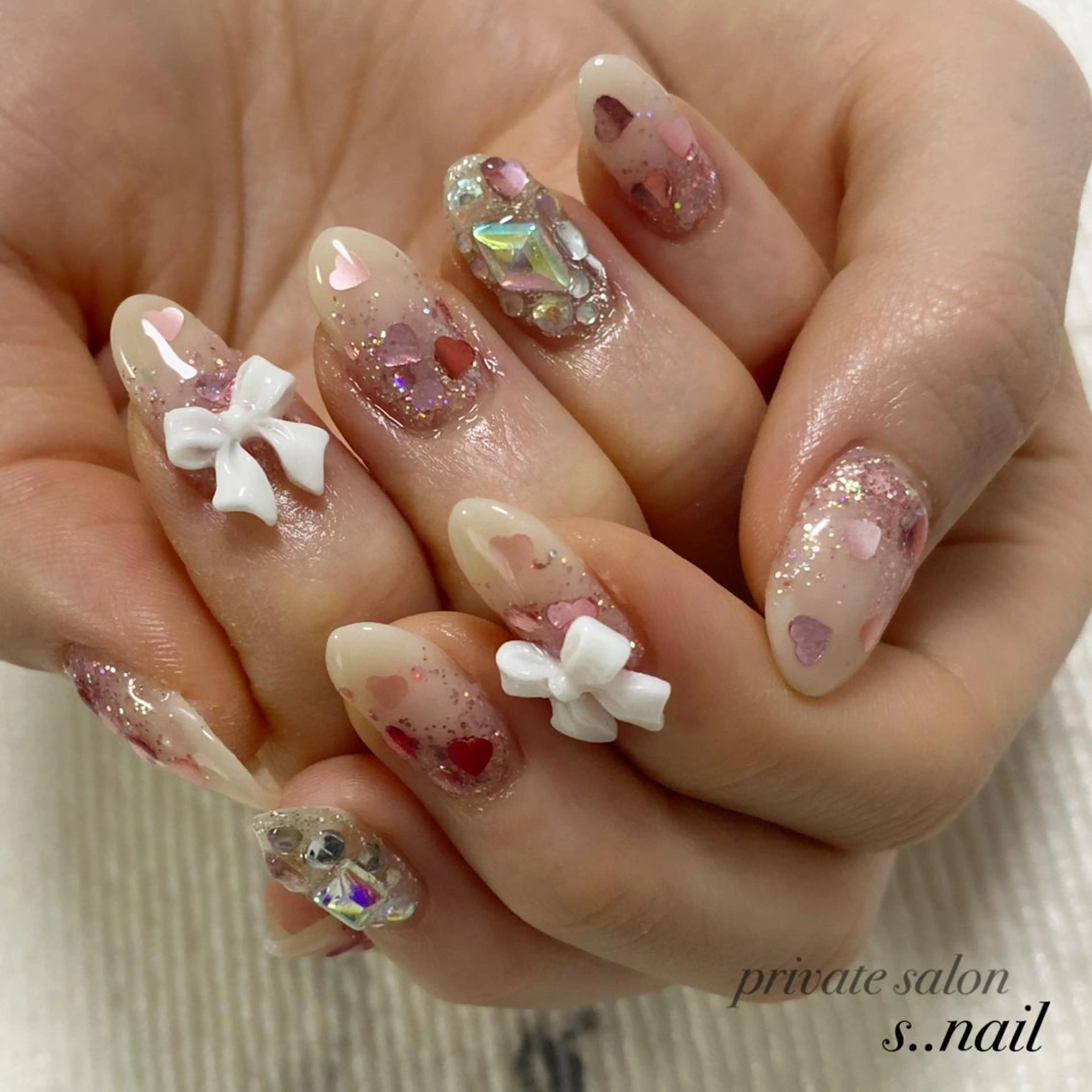 ネイル ラメ(グリッター) ラメグラデーション ハンドネイル フットネイル s..nail / MORITAのネイルデザイン