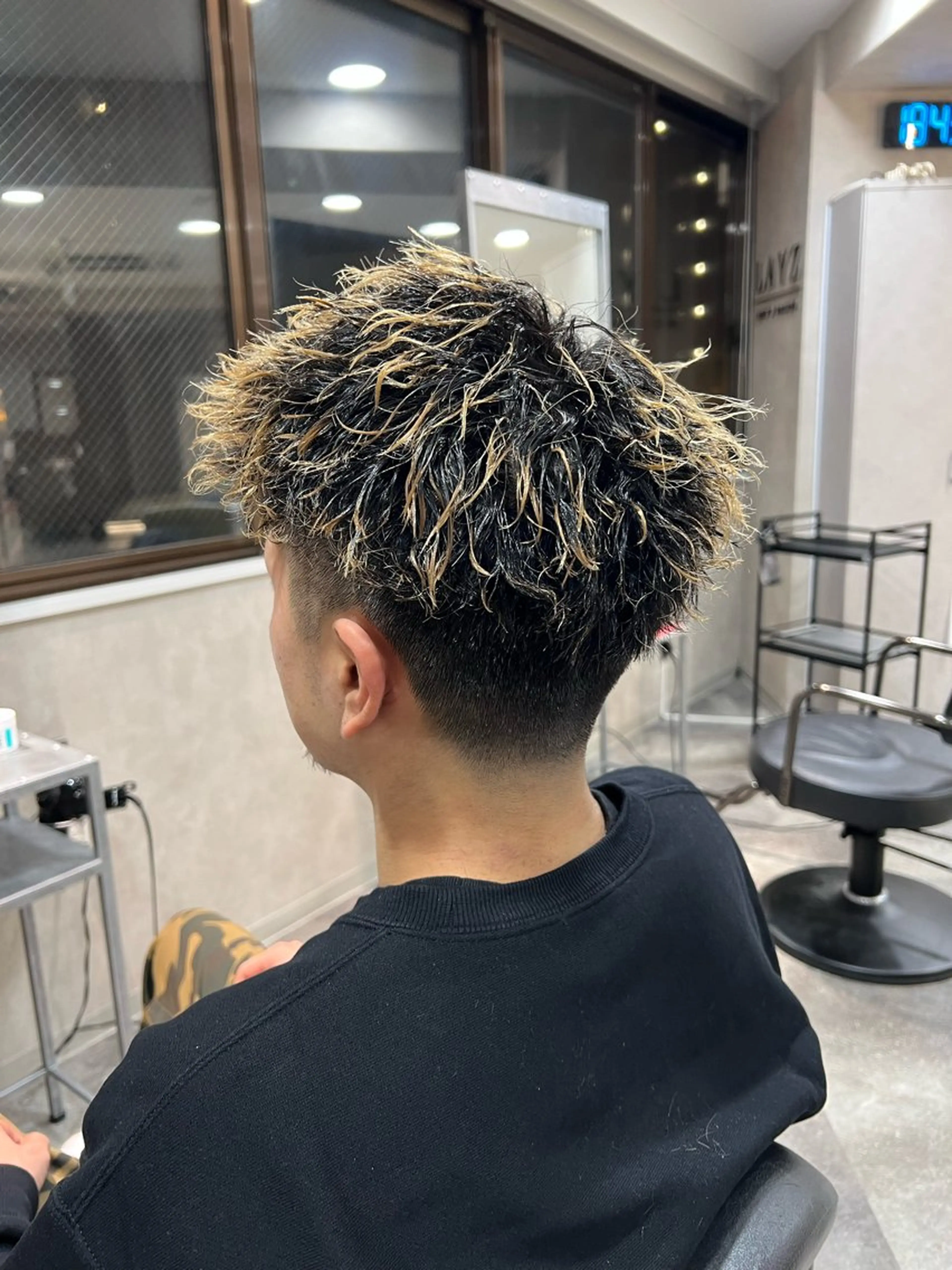 ショート パーマ ヘアアレンジ メンズ カット パーマ メンズ特化/カラー/ パーマ/ケイシンのヘアスタイル