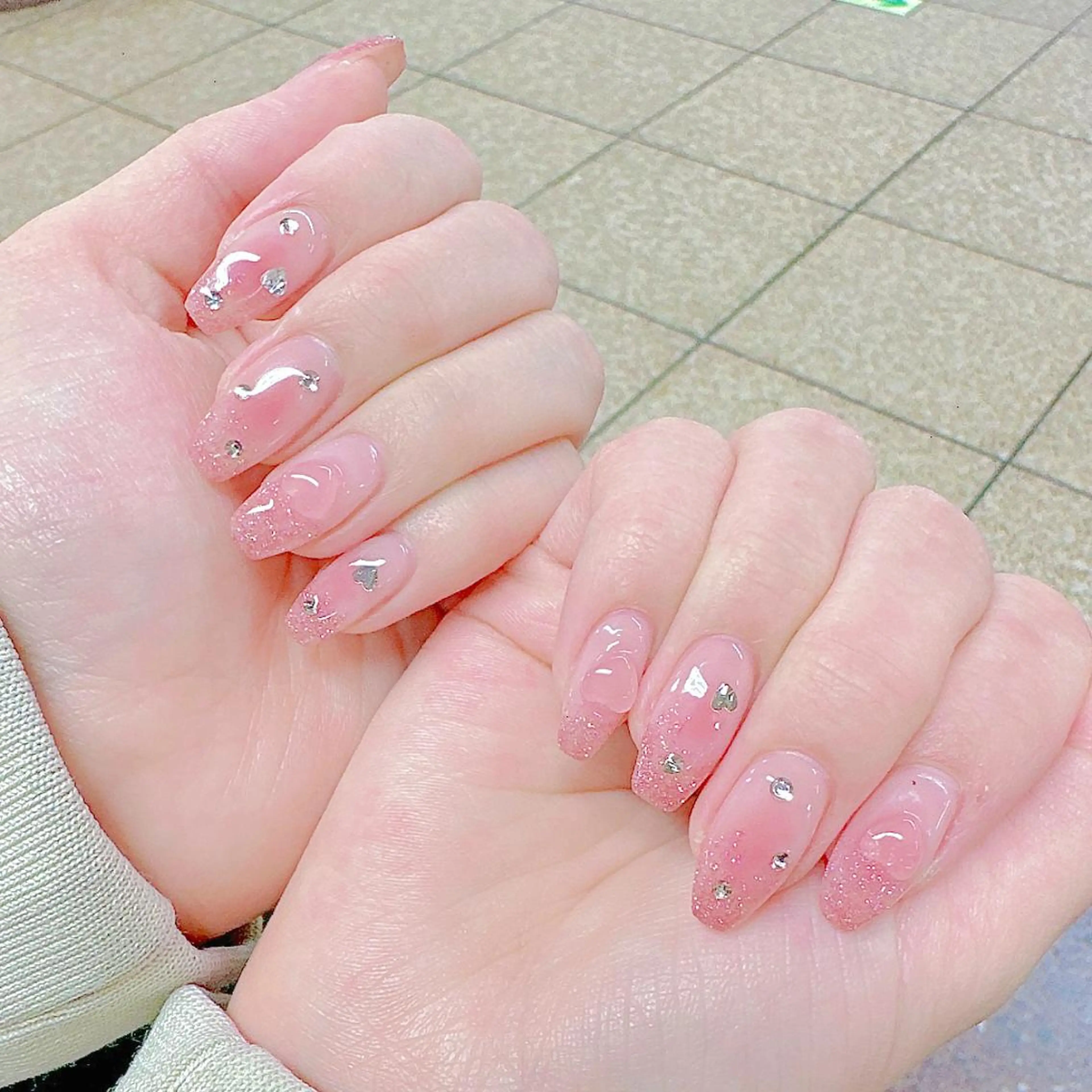 ［19］ネイルチップ うるうるネイル ぷっくり オーロラ ぷるぷる オーダー オーロラうるうるネイル❤︎2021トレンドセルフジェルネイル