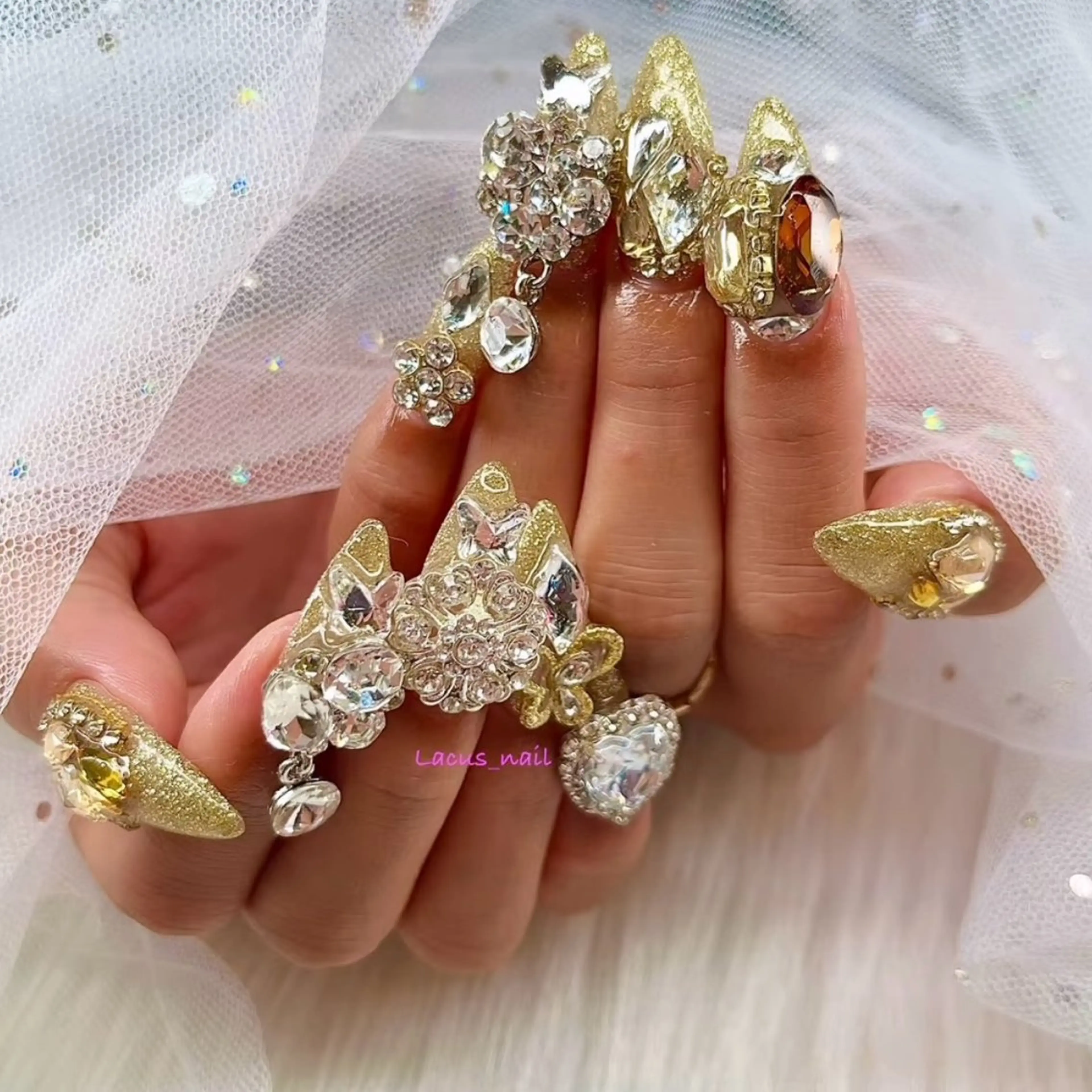 ネイル スカルプネイル シンプルネイル Nail Salon Lacusのネイルデザイン