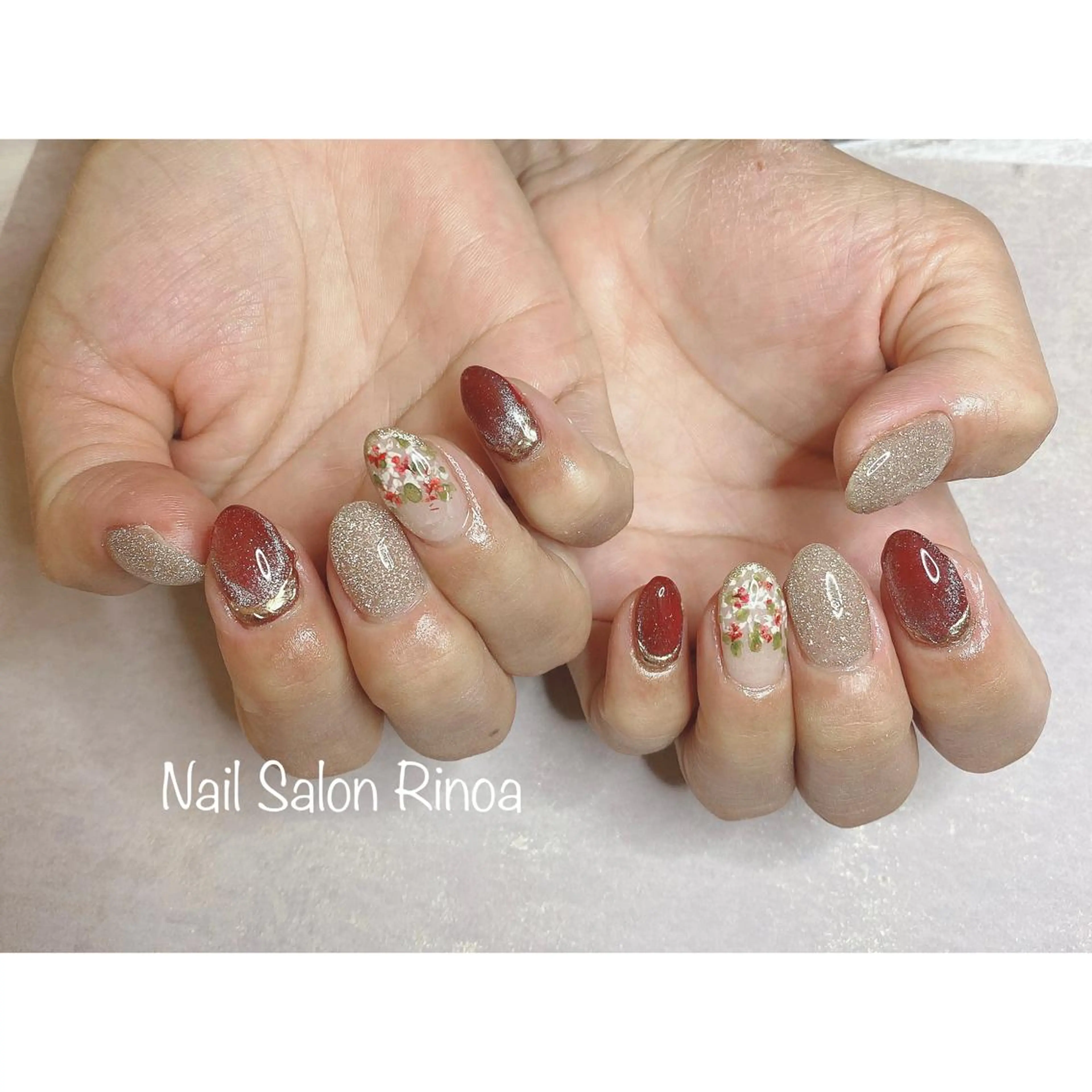 ネイル ハンドネイル フットネイル Nail Salon Rinoaのネイルデザイン