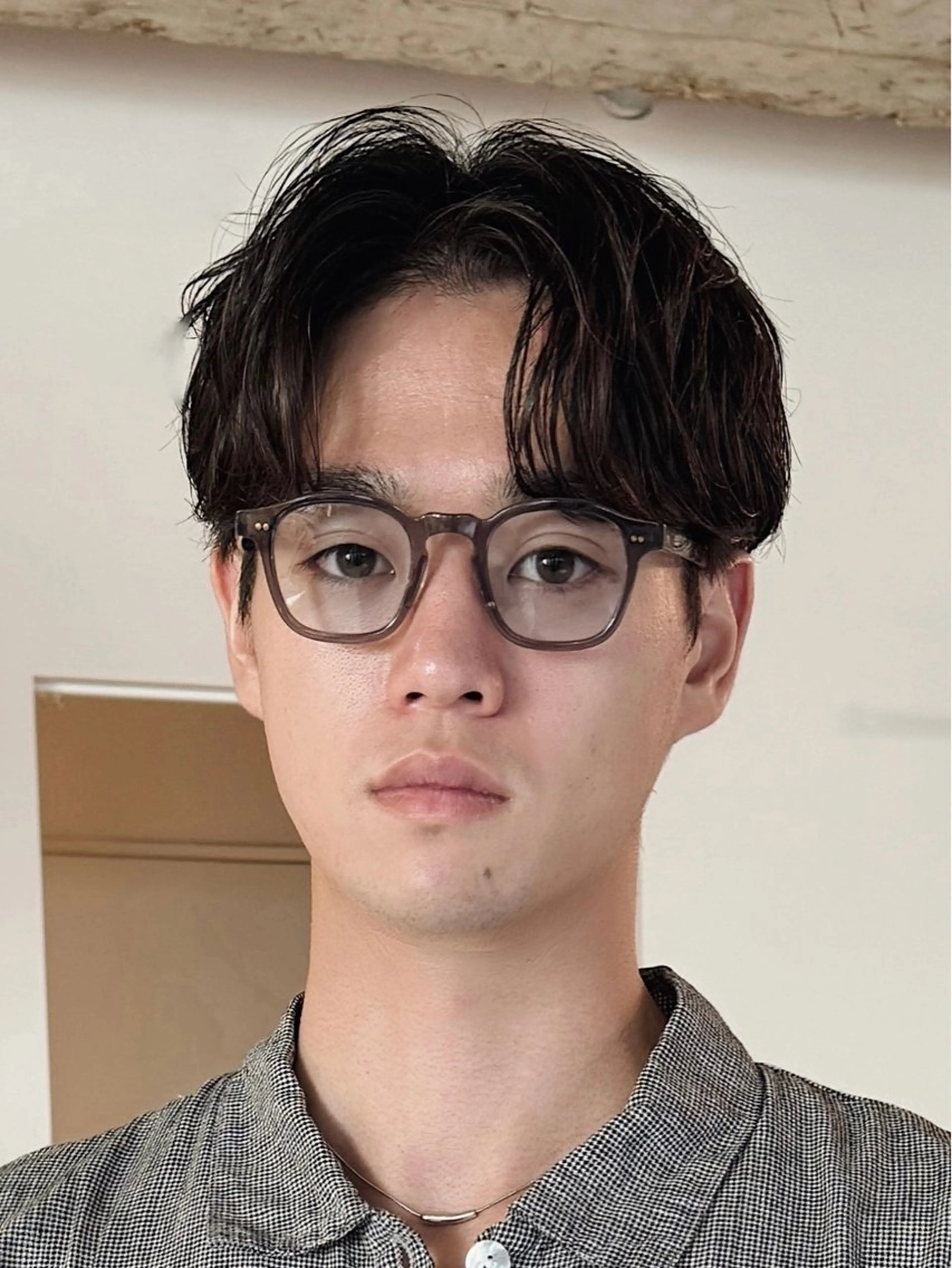ショート カット パーマ 森田 鴻之介のヘアスタイル