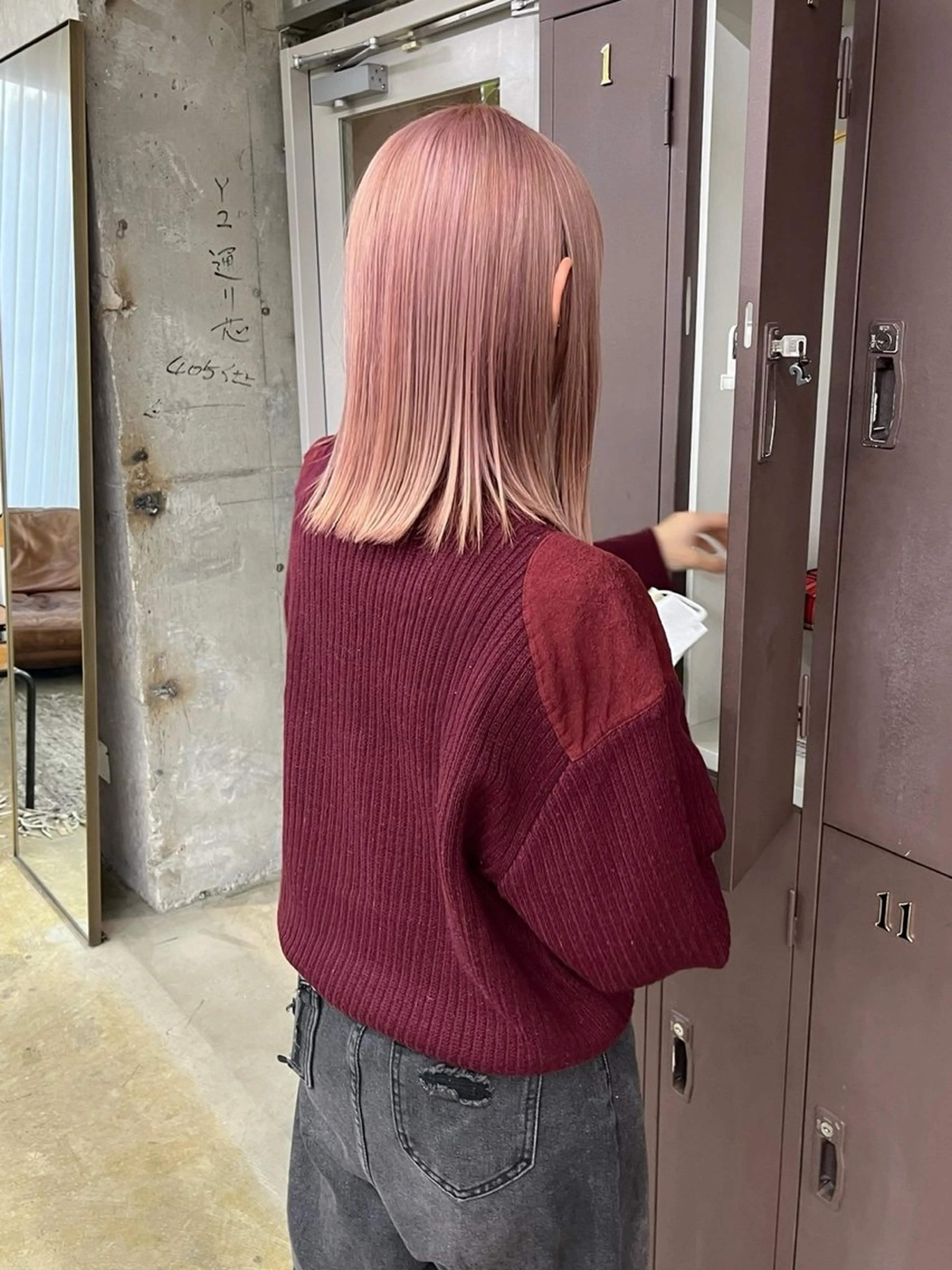 ロング カラー ナガノリノ /ボブ/ ベージュ/暖色のヘアスタイル