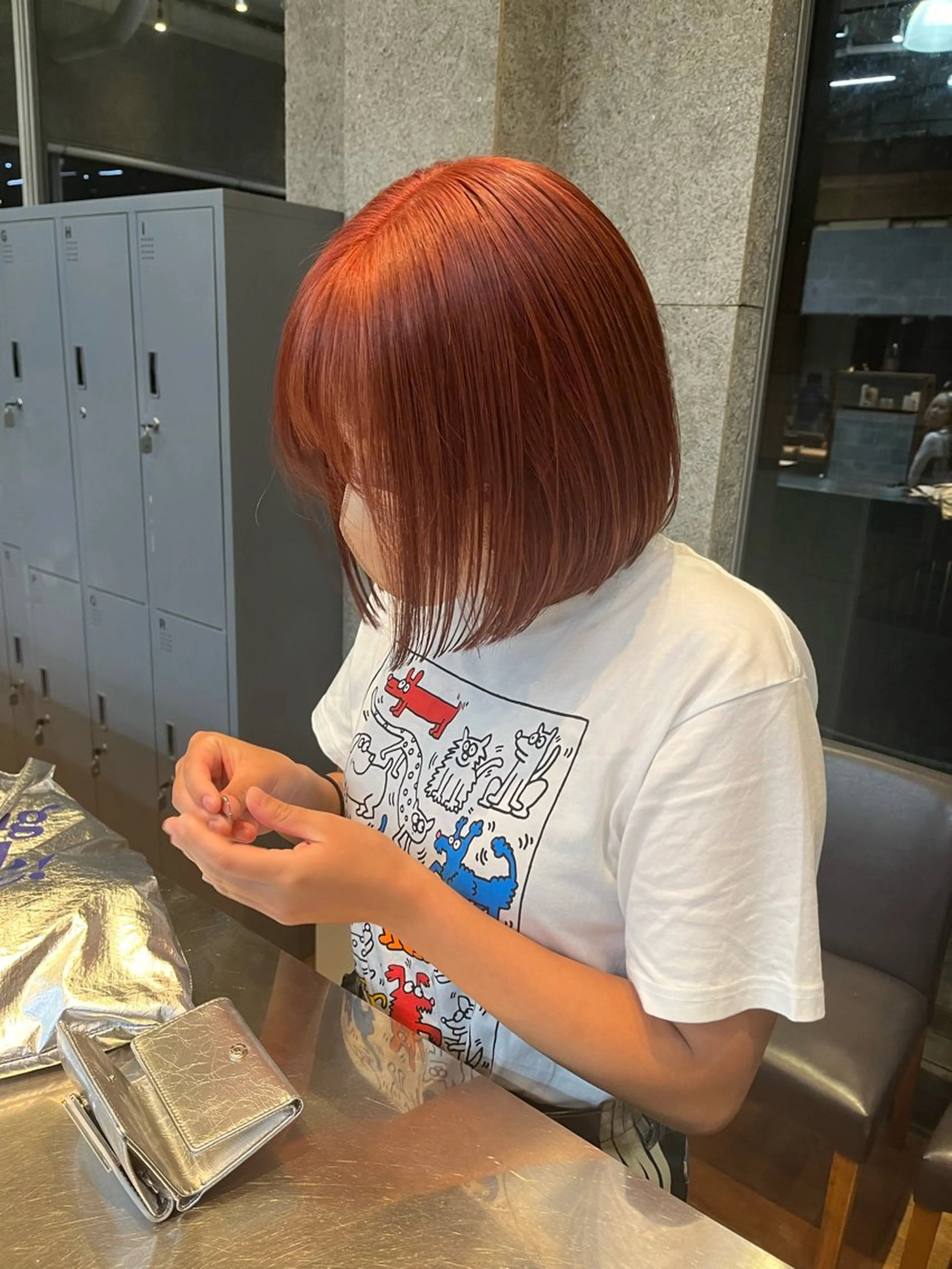 ショート ヘアカラー トリートメント ☘️かわいいハイトー ン☘️nonokaのヘアスタイル