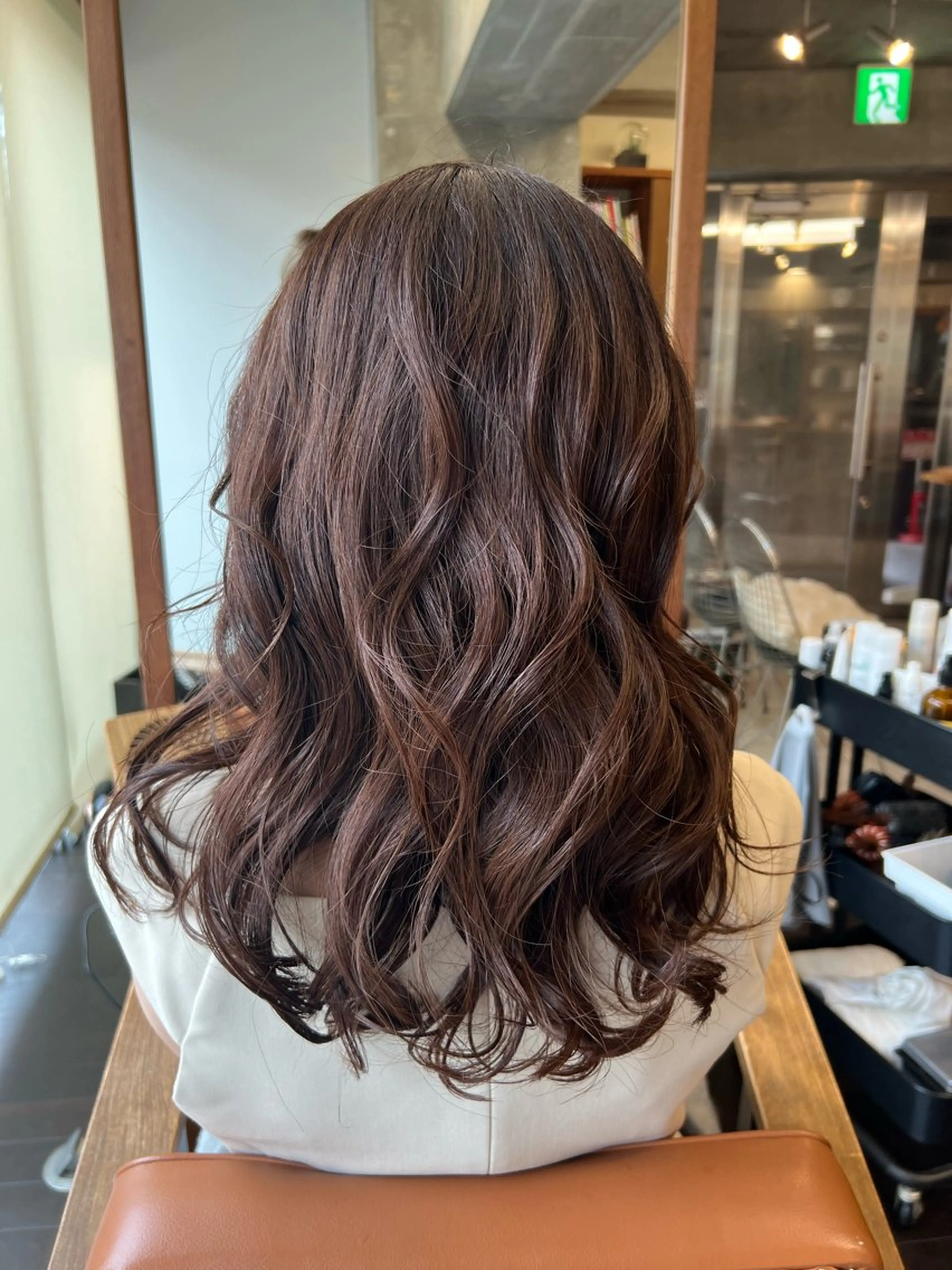 ロング 土田かほ/当日可🎀 透明感カラー🍃のヘアスタイル