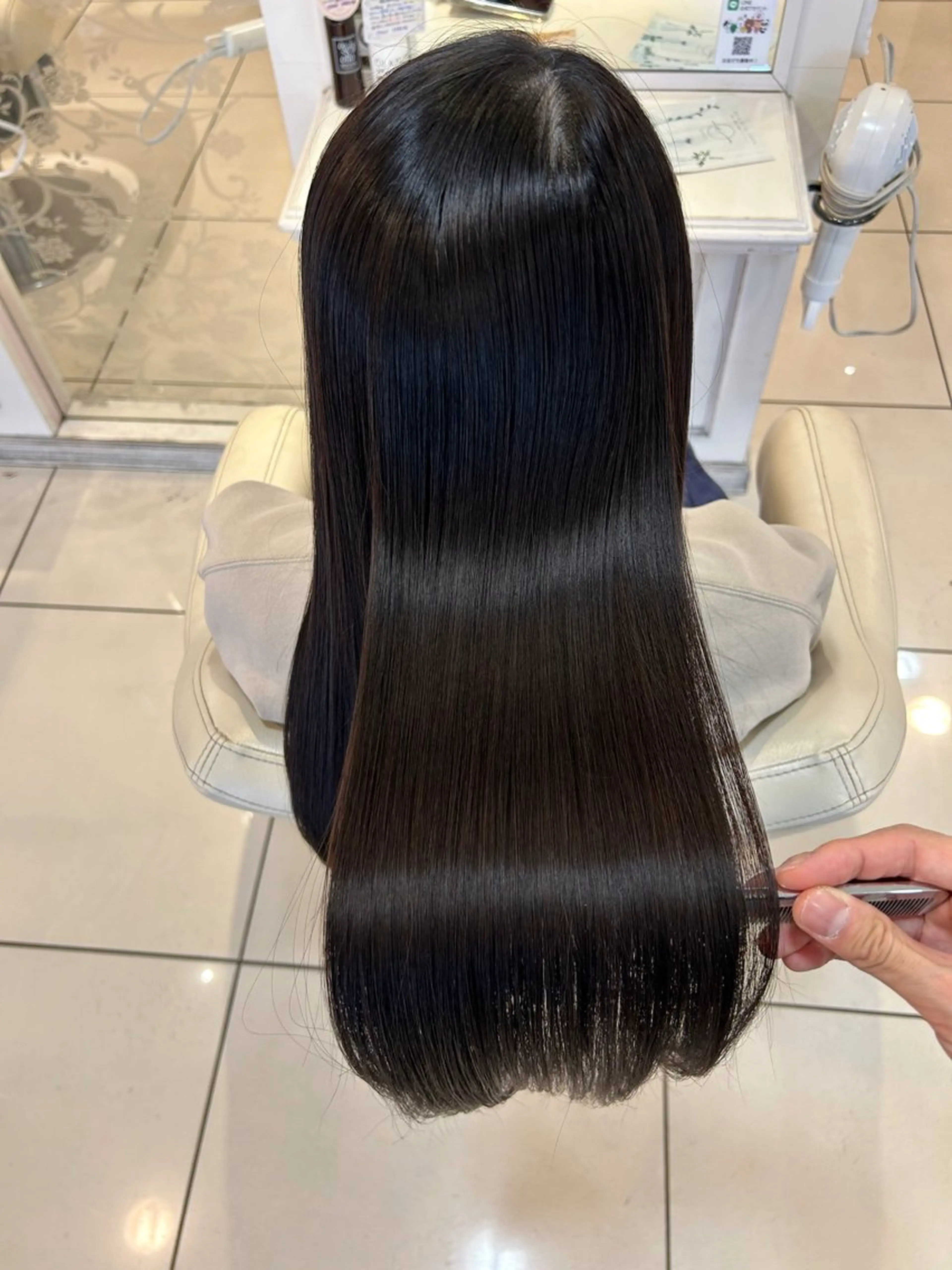 セミロング 縮毛矯正 カット 縮毛矯正 トリートメント 高橋 佑のヘアスタイル