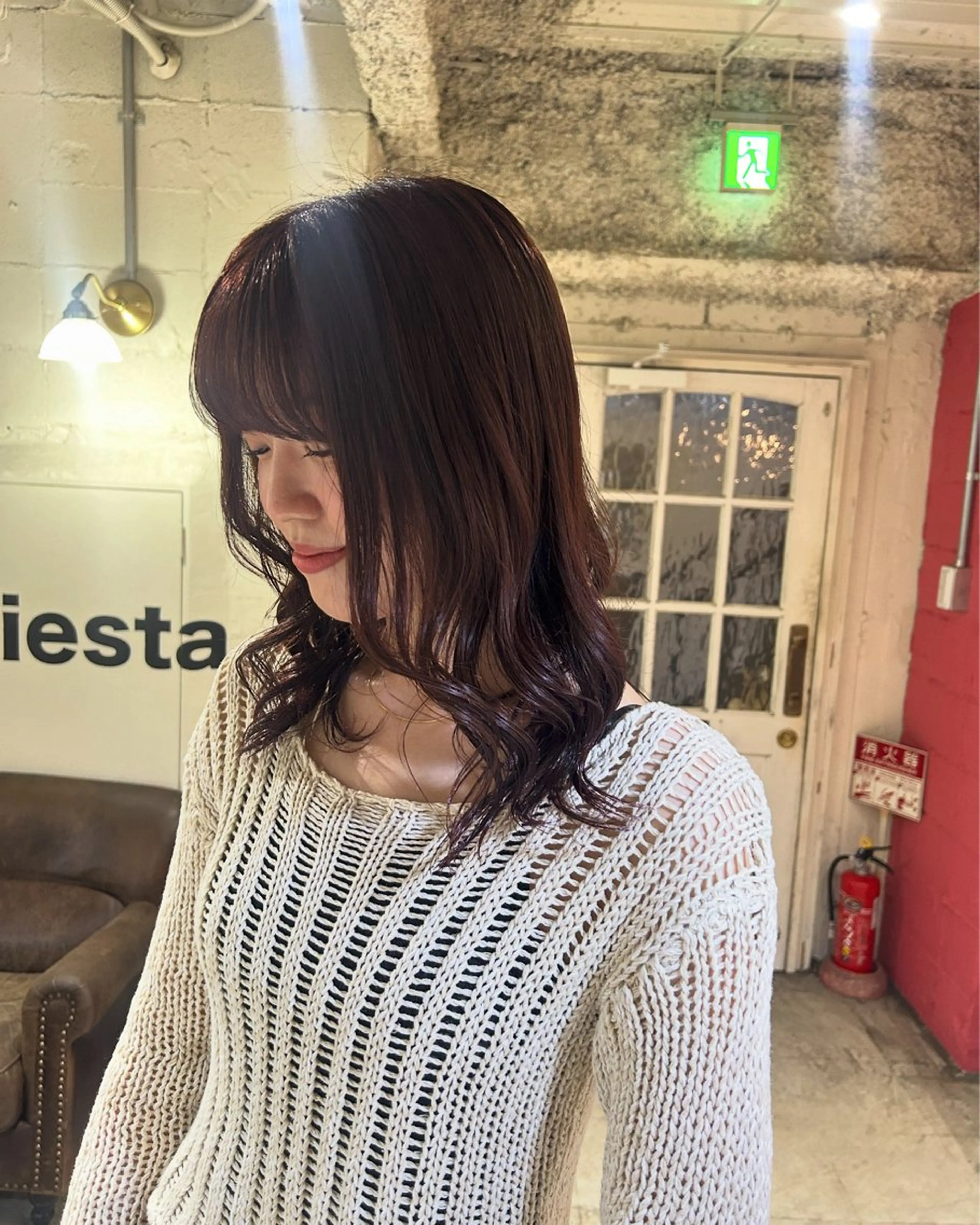 ミディアム カラー カット ヘアカラー トリートメント ☁️透明感カラー☁️ Reikaのヘアスタイル