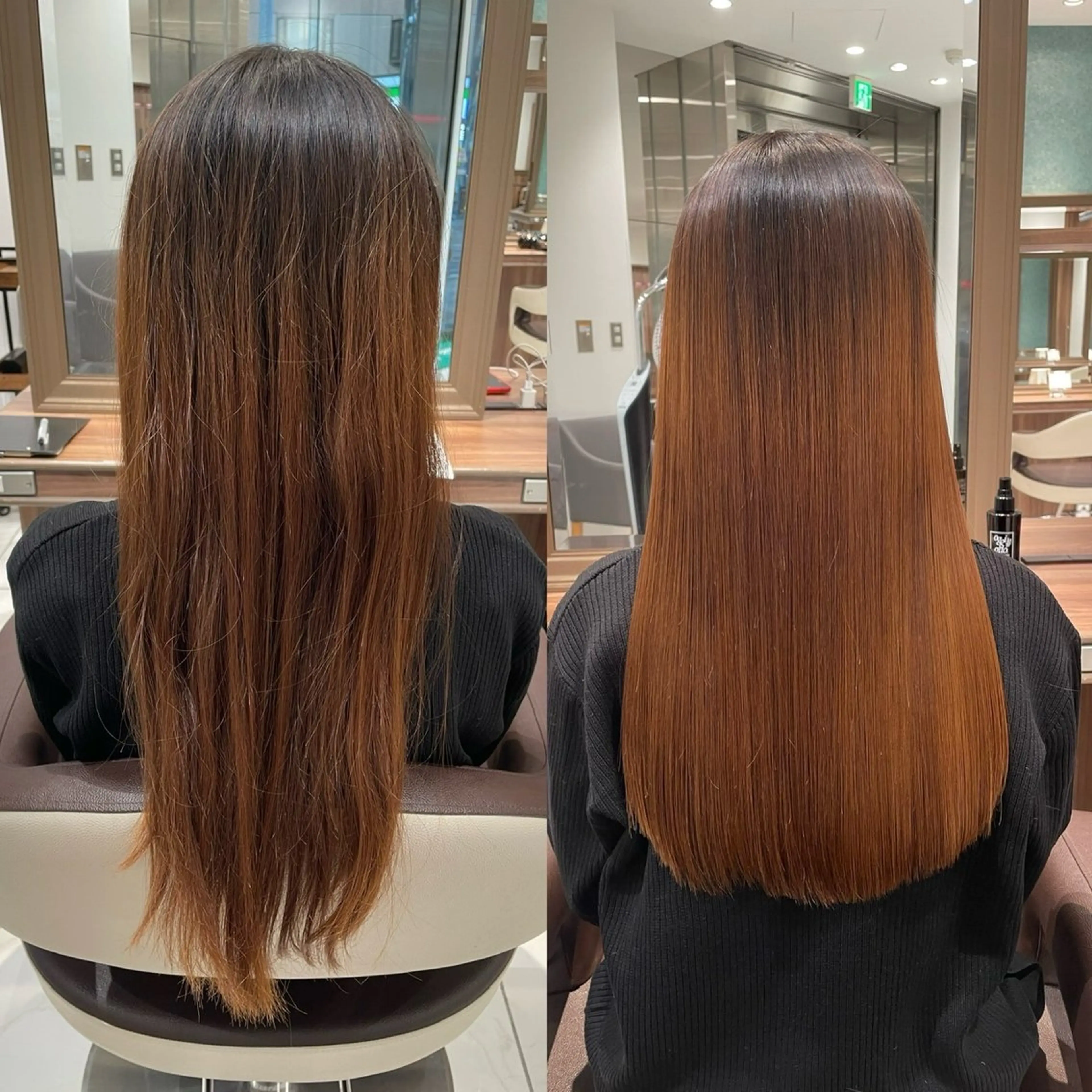 ロング ✨艶髪・縮毛矯正✨️ 🦖しんのすけ🦖のヘアスタイル