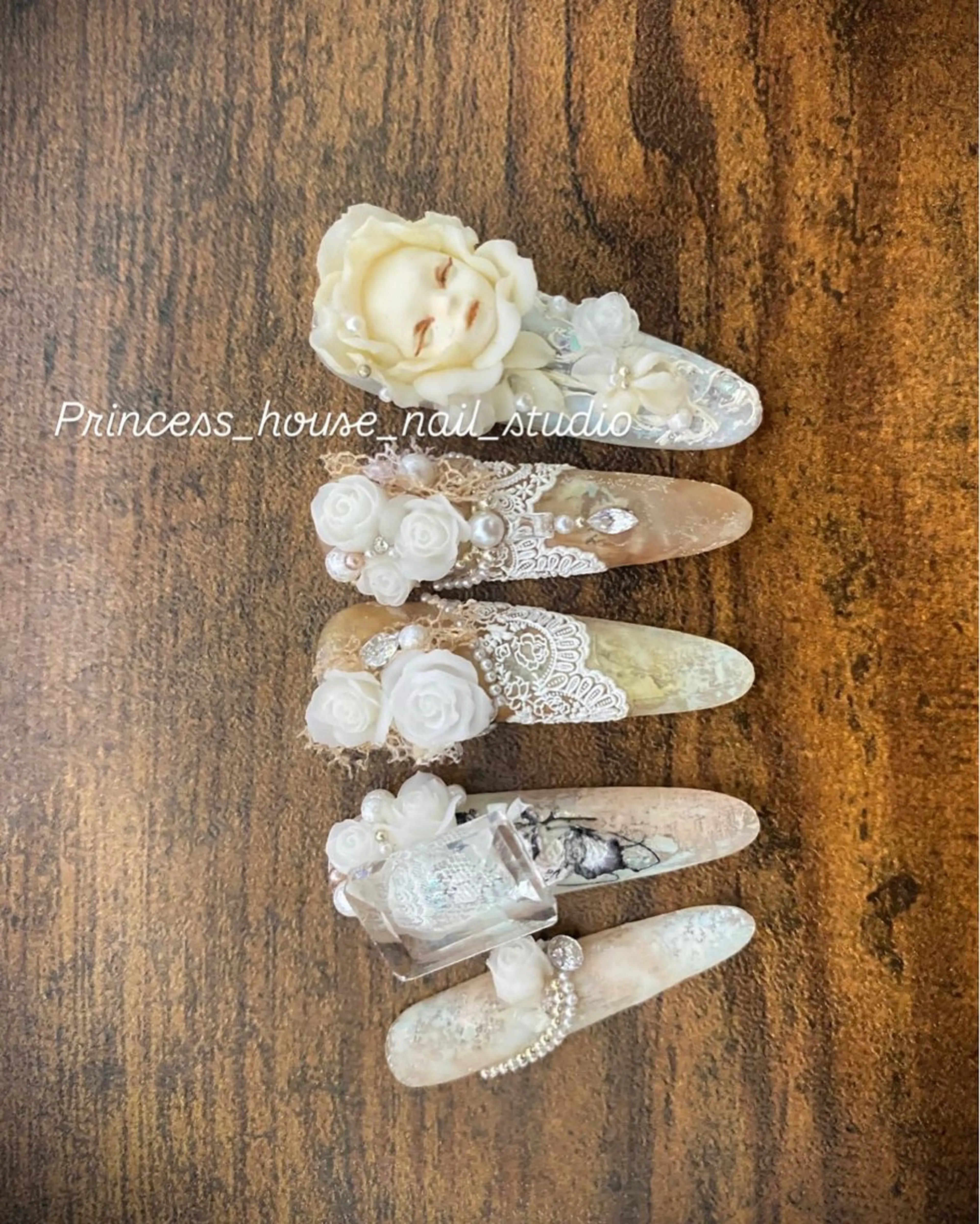 Halloween ネイルボックス: "The Princess of the Veiled Realm"の写真