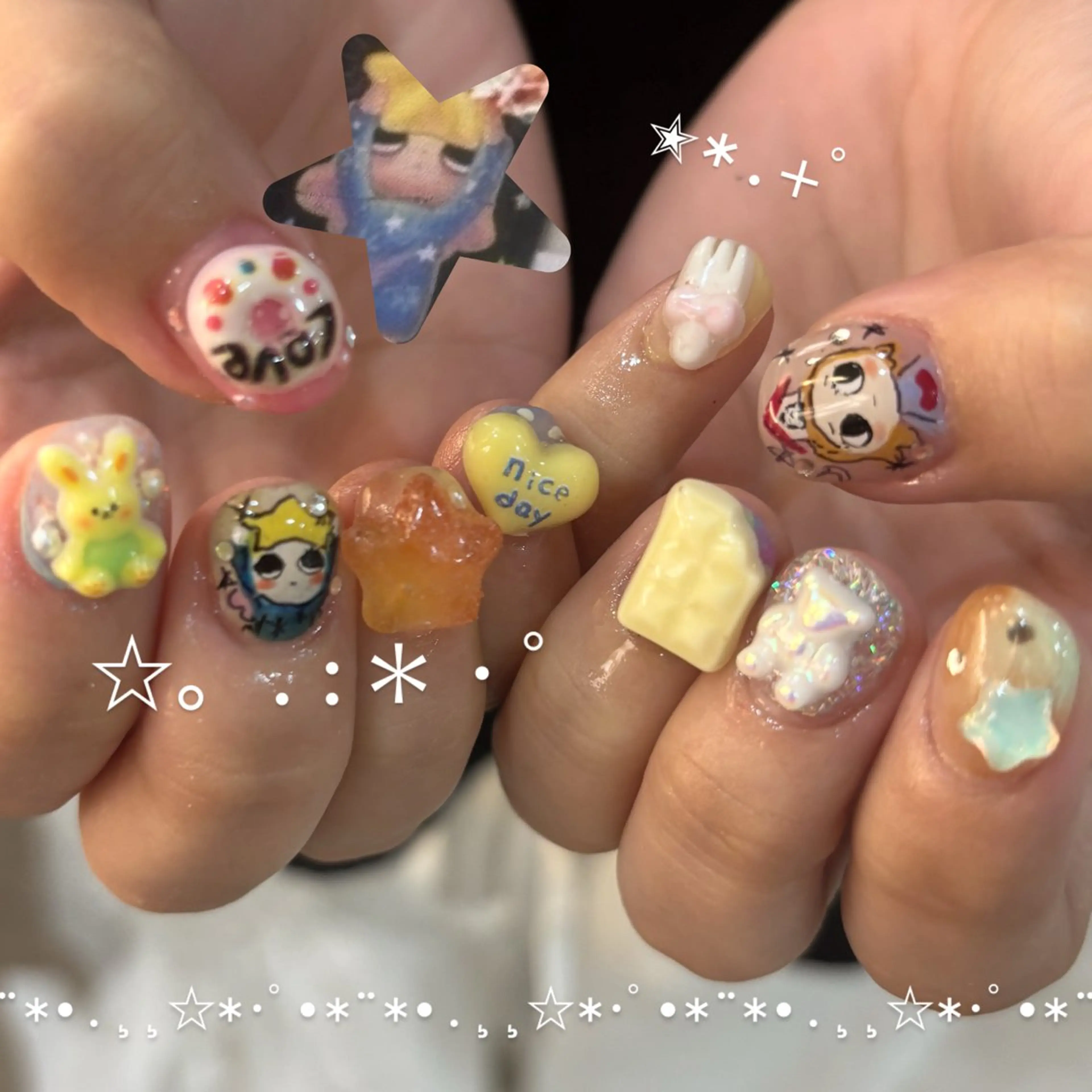 ネイル ハンドネイル フットネイル ゆびノさき茨木店 ニュアンス/アートのネイルデザイン