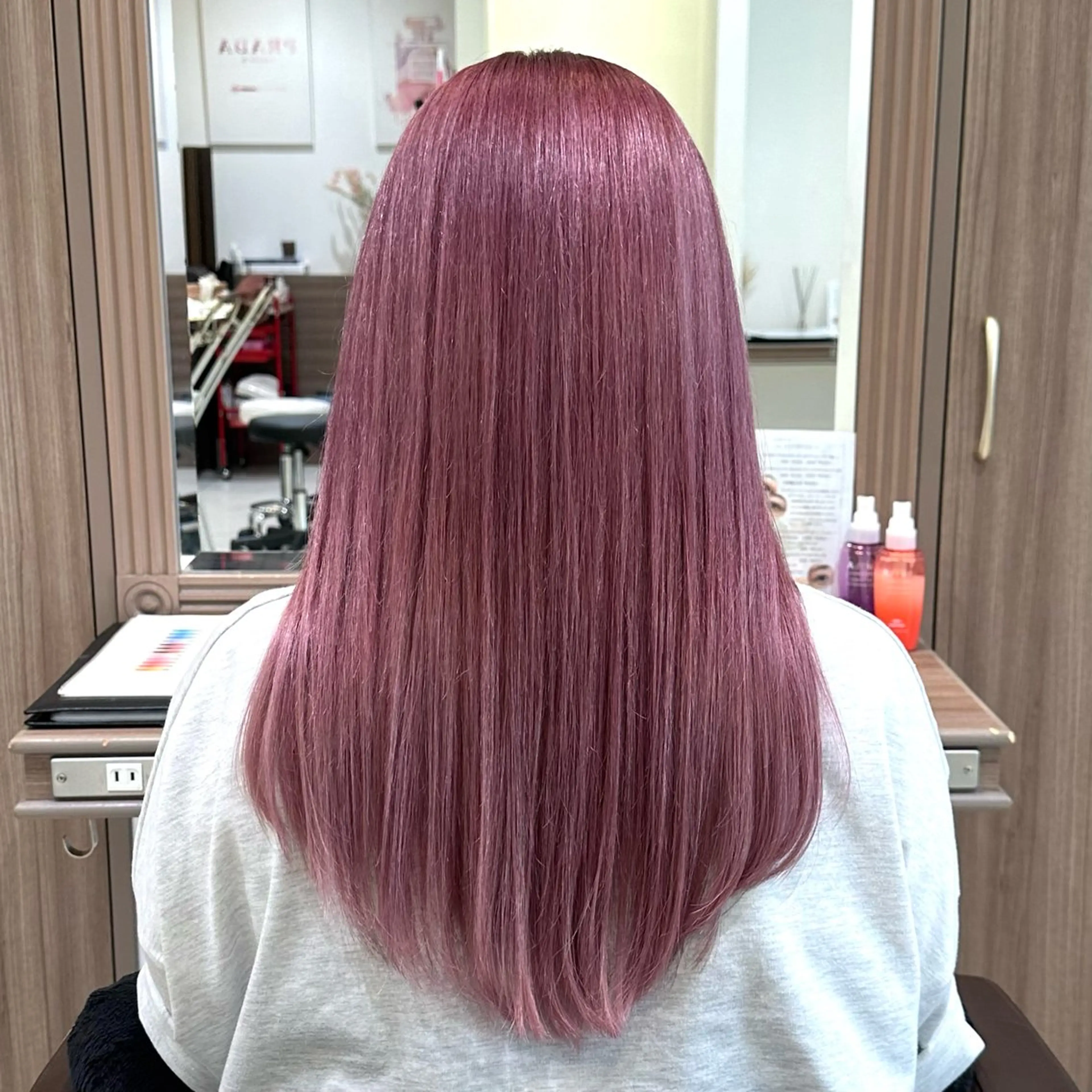 ロング カラー ブリーチ ブリーチなしカラー ヘアカラー 𓍯暖色/韓国風 田中沙羅‎𓍯のヘアスタイル