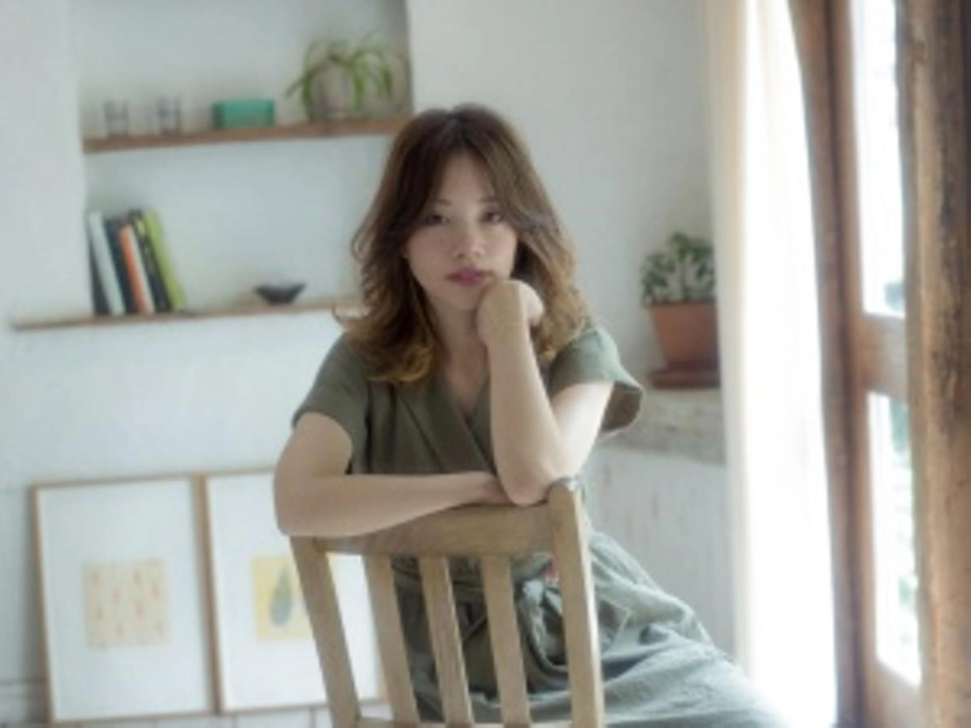 セミロング カラー パーマ amie 高崎 【アミ】のヘアスタイル